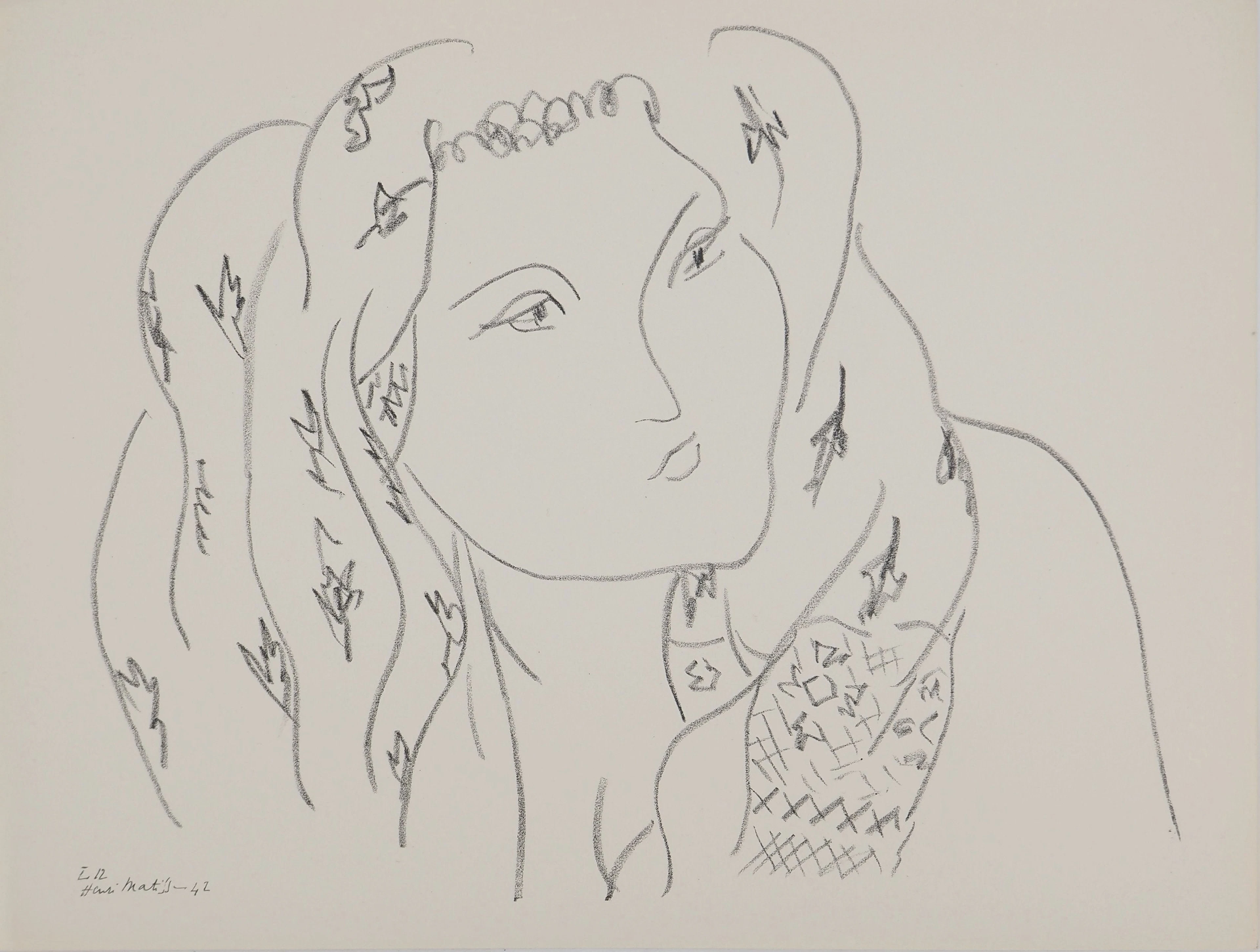 Henri MATISSE : Babouchka, Lithographie signée