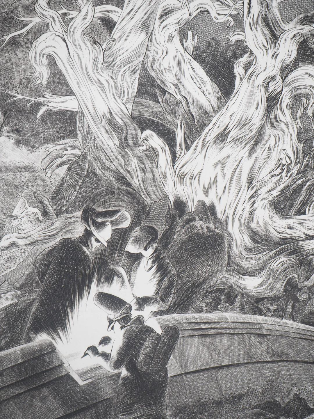 Jacques Muron - Les Fondeurs, 1978 - Gravure originale signée
