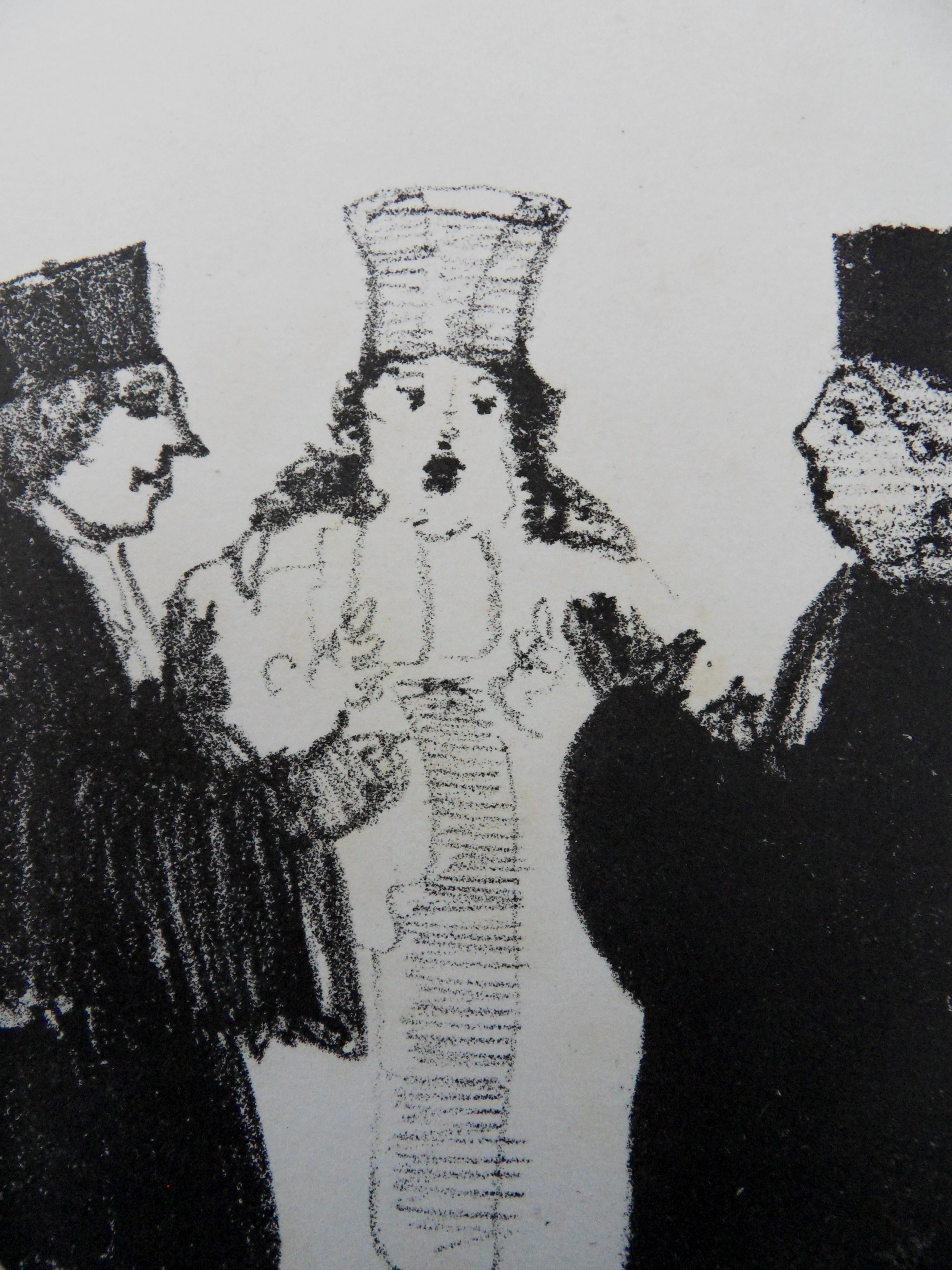André DERAIN : Justice, Juge et Avocats - Lithographie originale signée