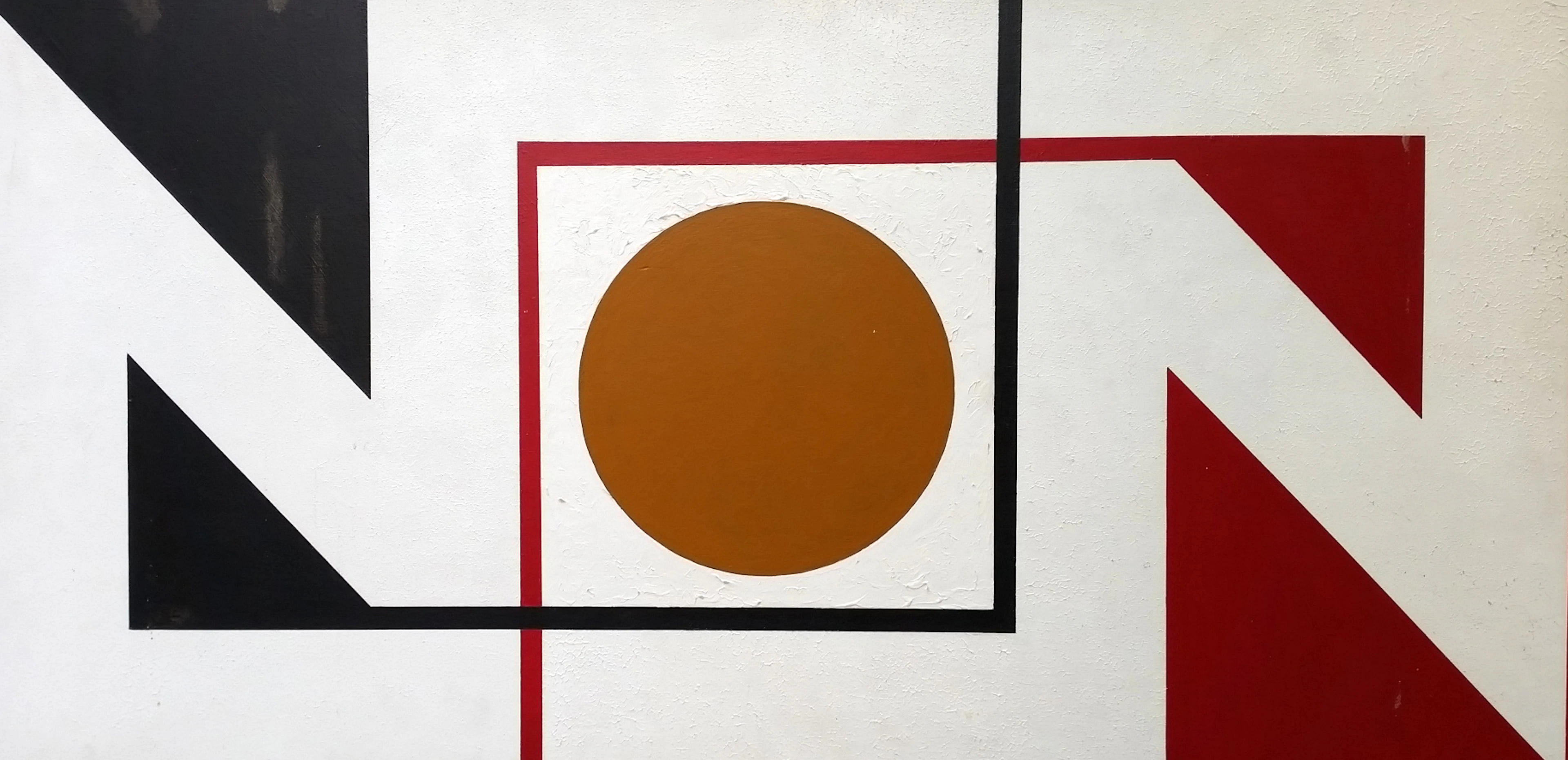 René LAMOUREUX - Géométrie, 1970 - Peinture signée