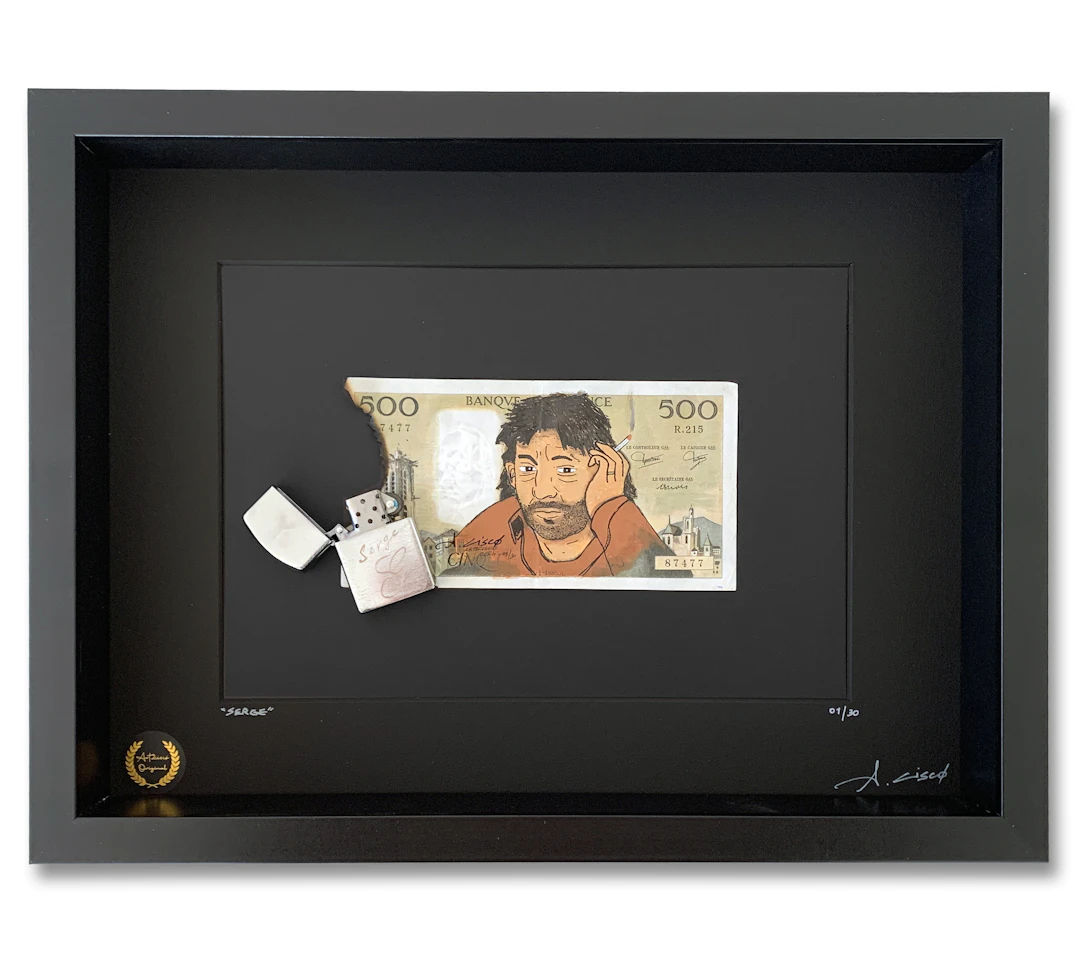 Cisco - Serge, 2026 - Acrylique sur billet