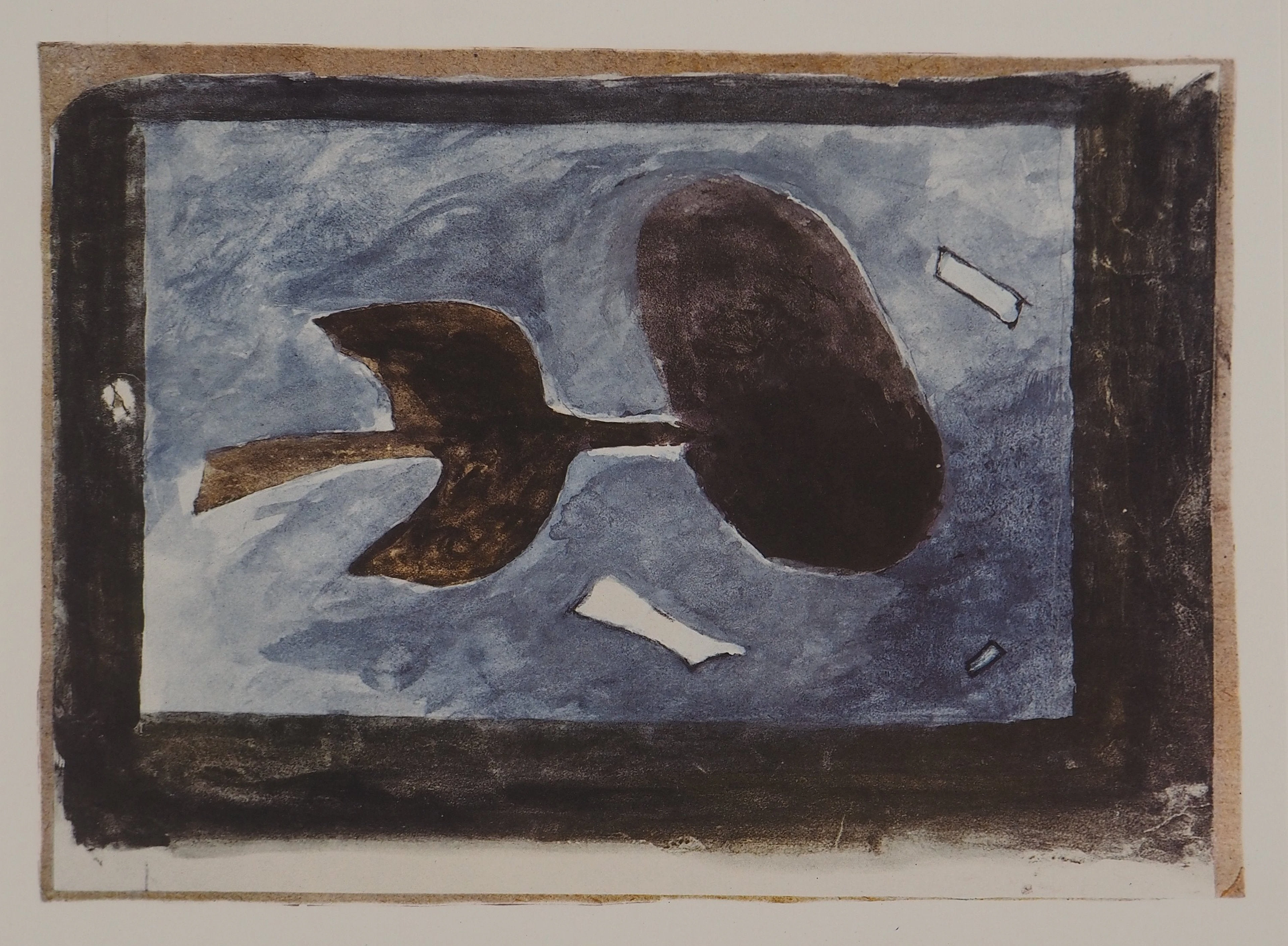 Georges BRAQUE : A tire d'aile, Phototypie