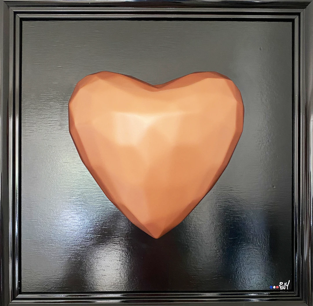 2NY - Heart Love, 2021 - Technique mixte