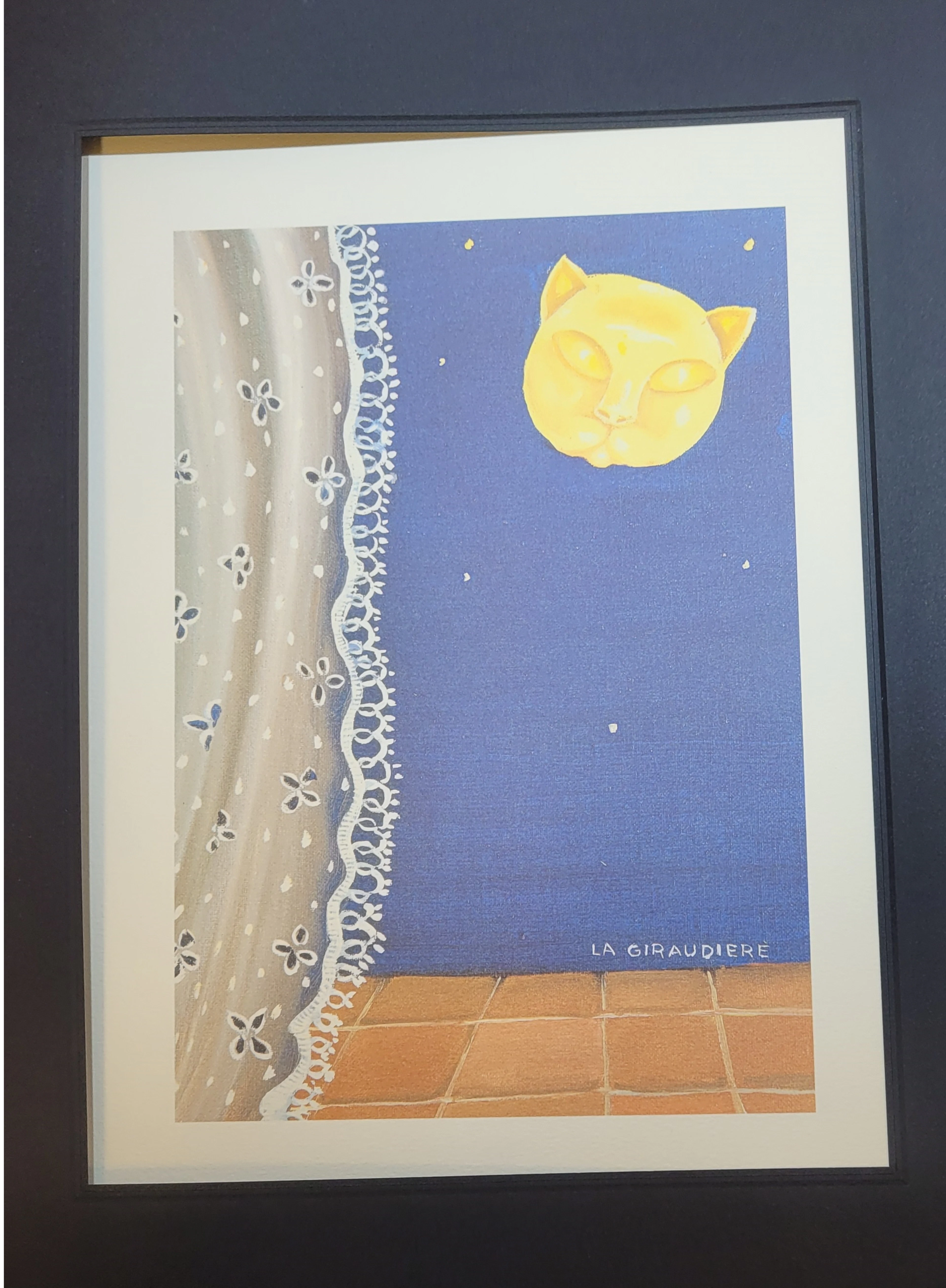 Mady DE LA GIRAUDIERE - Les Chats 2, 1980 - Lithographie originale