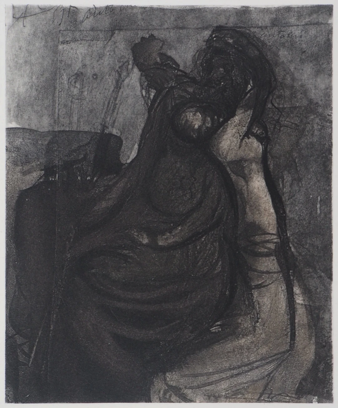 Auguste RODIN : Myrrha, Gravure