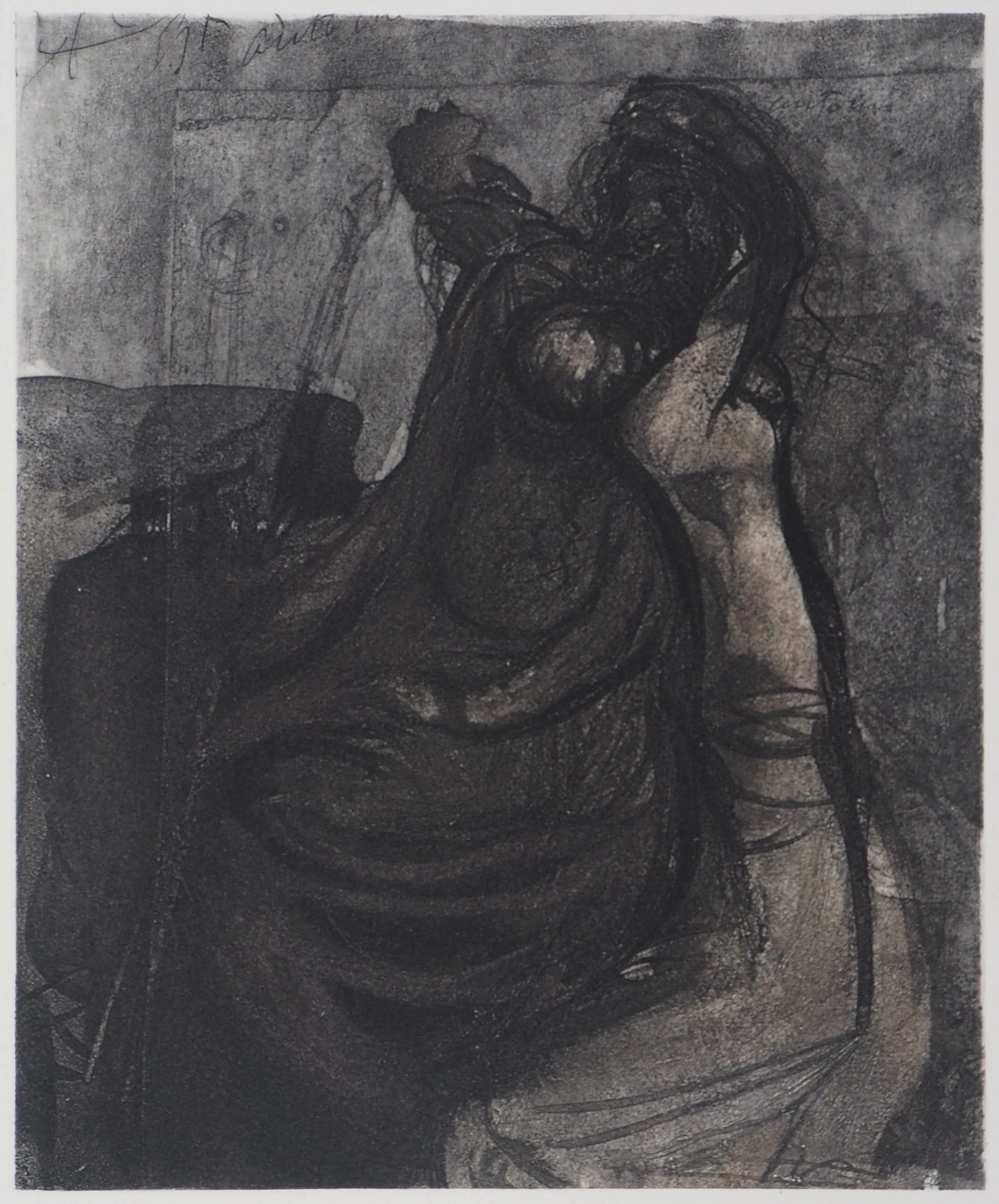Auguste RODIN : Myrrha, Gravure