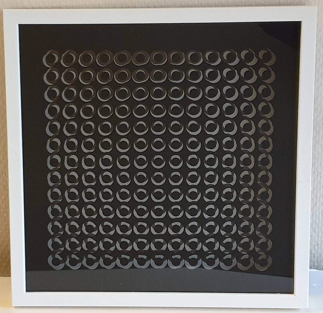 Victor VASARELY (d’après) - Cinétique C, 1973 - Sérigraphie