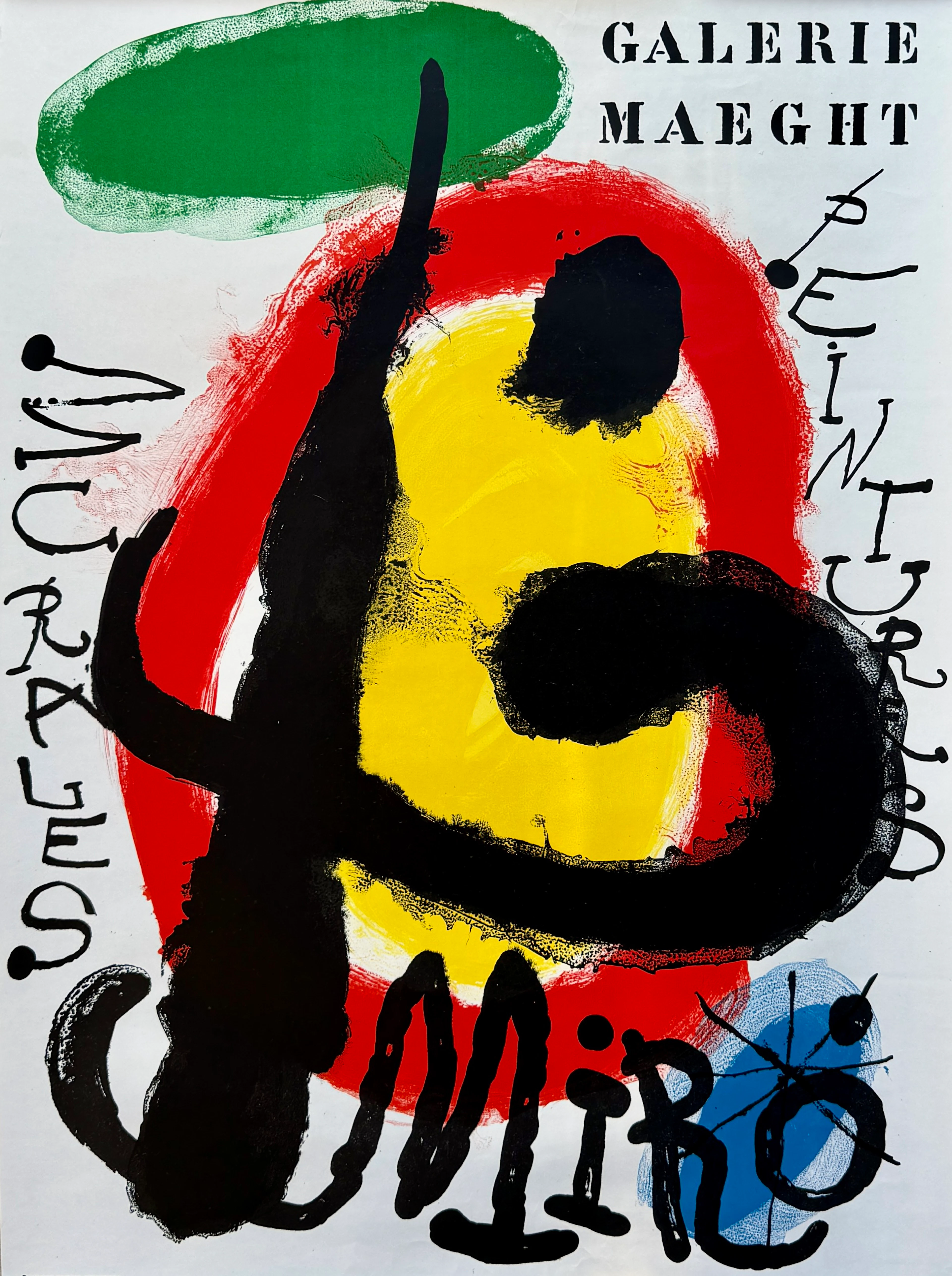 Joan MIRO - Peintures murales, 1961 - Lithographie originale en couleurs