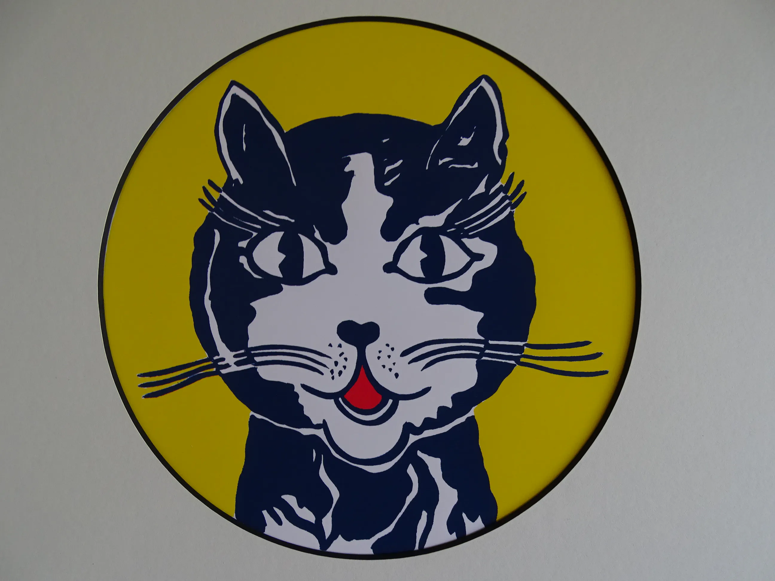 Roy Lichtenstein - Chat - 1987, sérigraphie