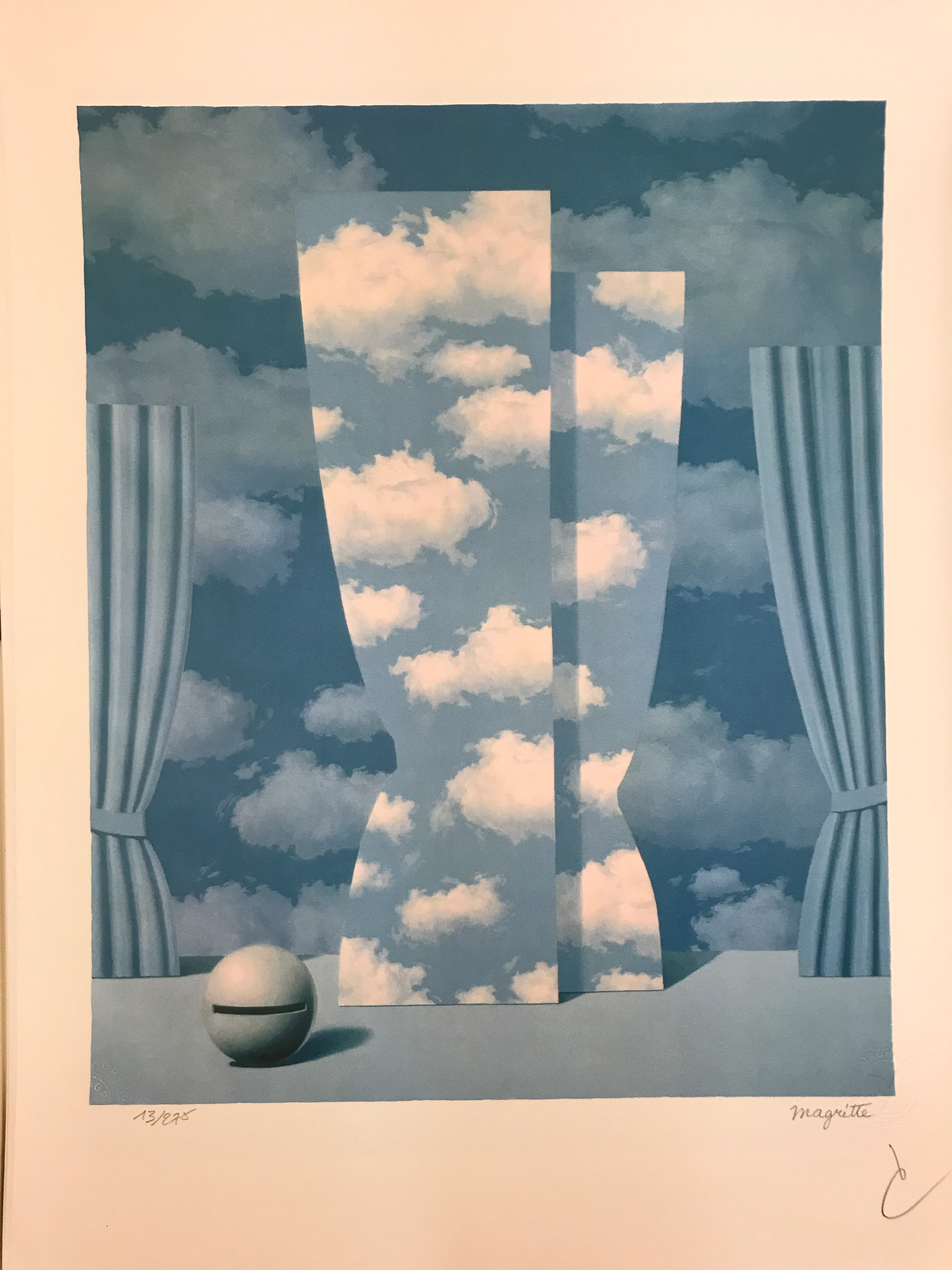 René MAGRITTE (d’après) - La peine perdue - Lithographie