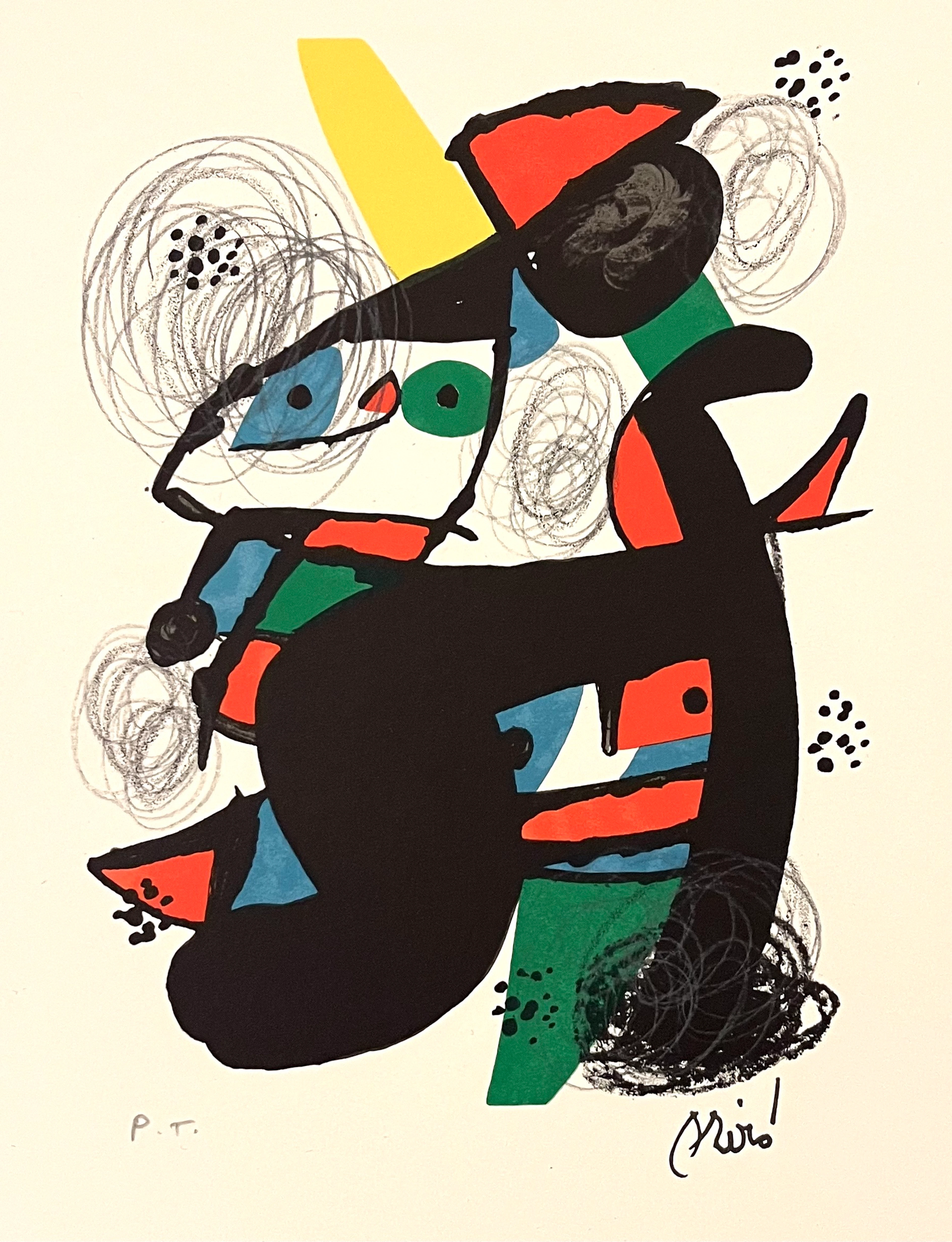 Joan MIRÓ - La mélodie acide, 1980 - lithographie originale