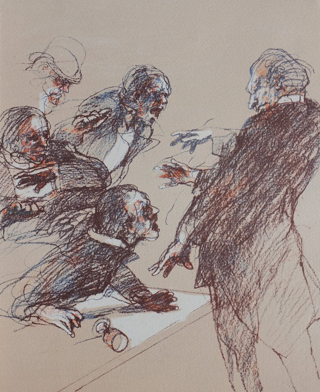 Claude WEISBUCH - L’hypnotiseur - Lithographie originale