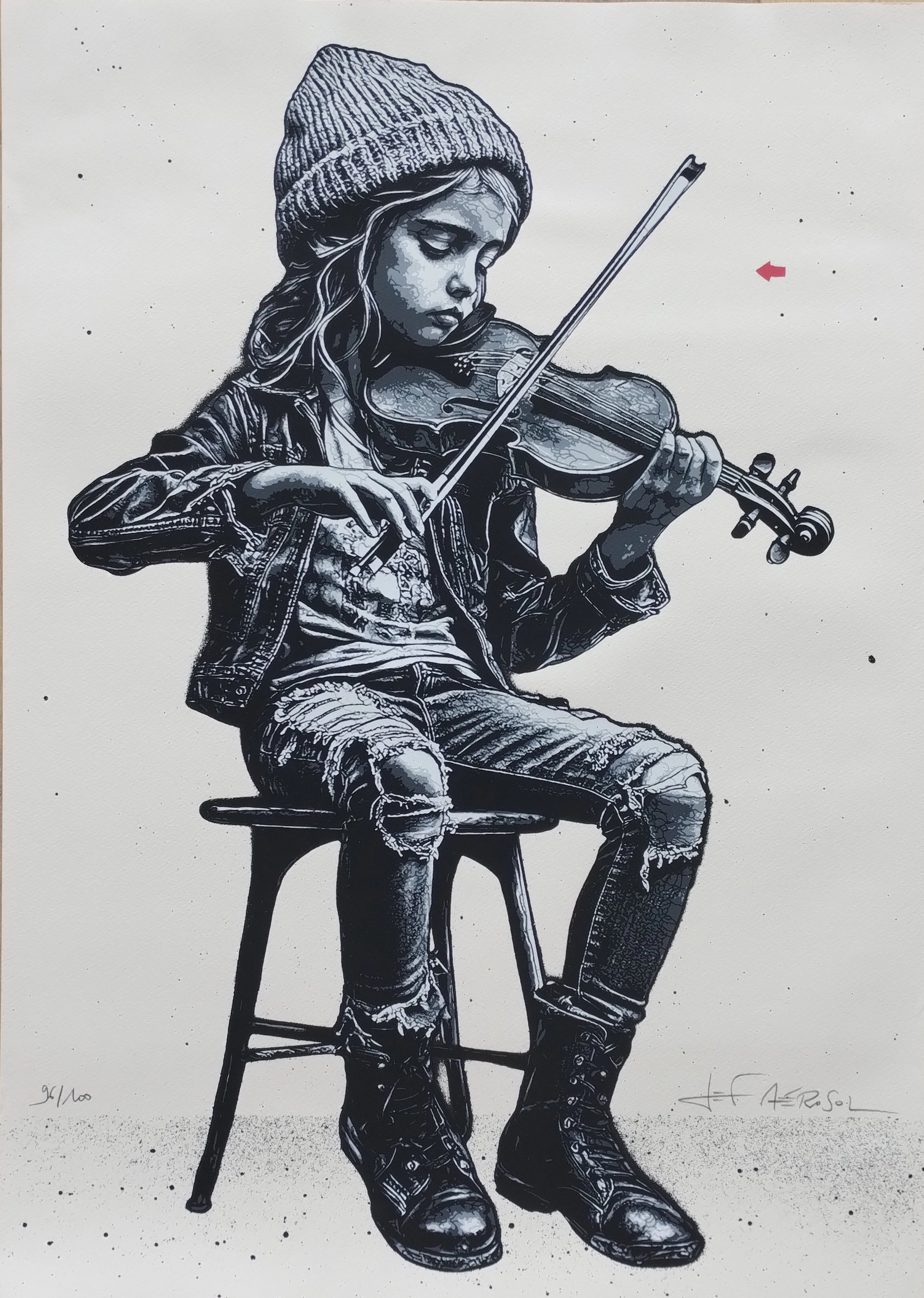 Jef Aerosol - La Violoniste