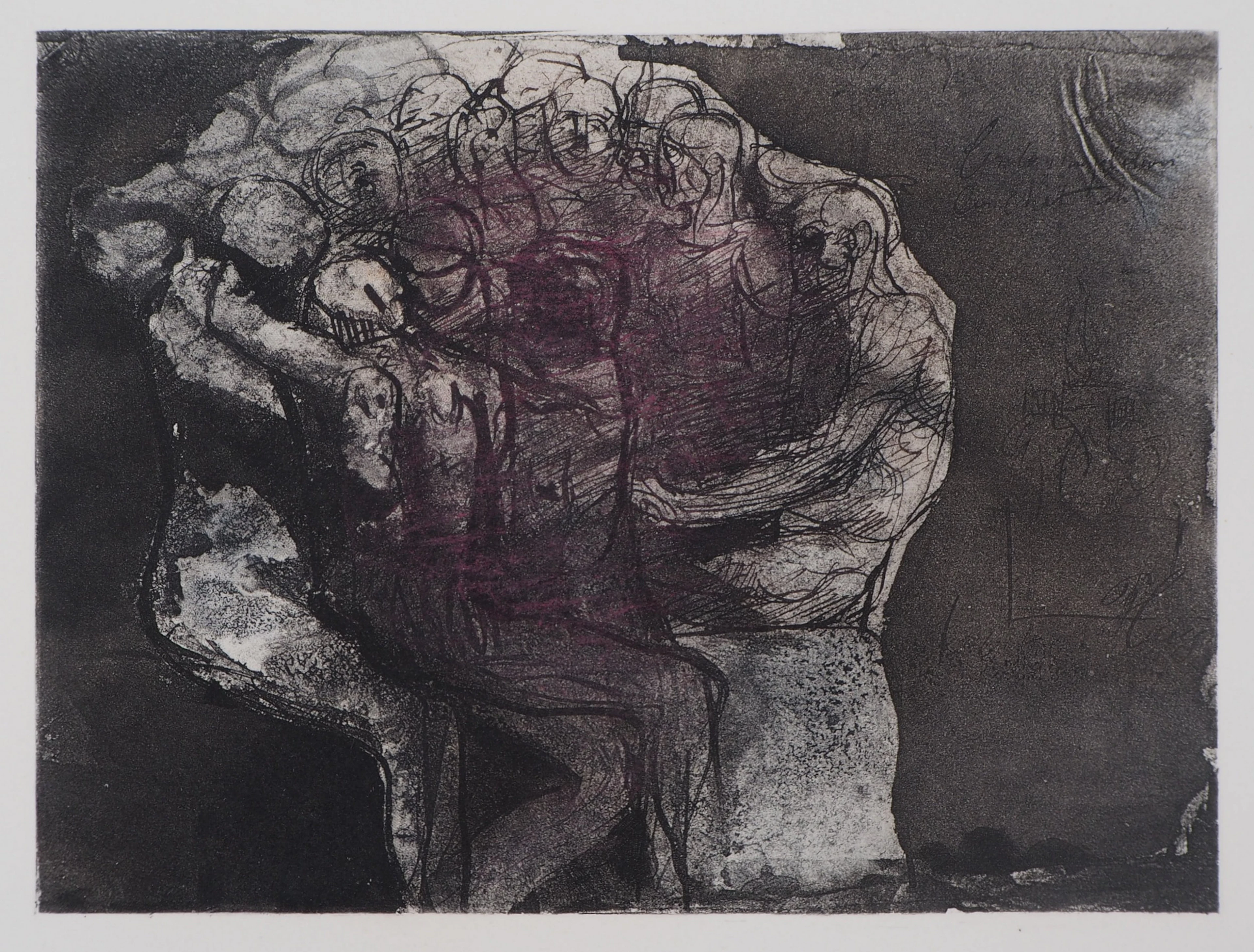 Auguste RODIN : La création, Gravure