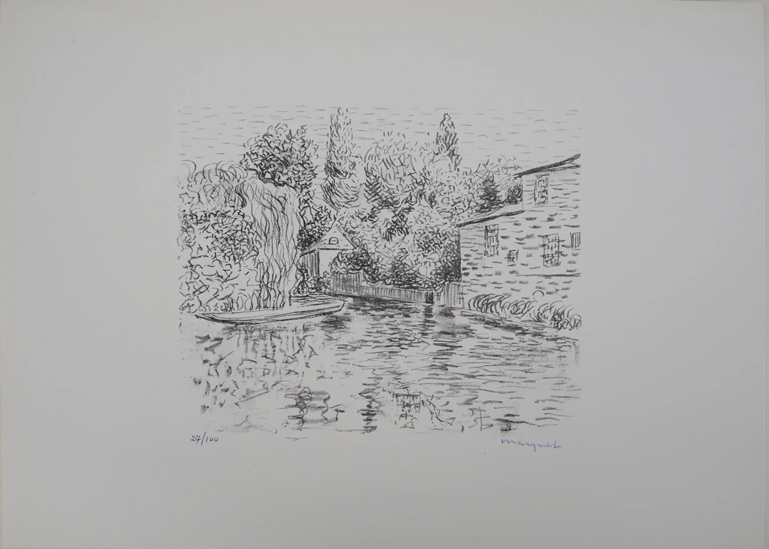 Albert MARQUET - Pons ( Charente), 1947 - Lithographie originale, signée
