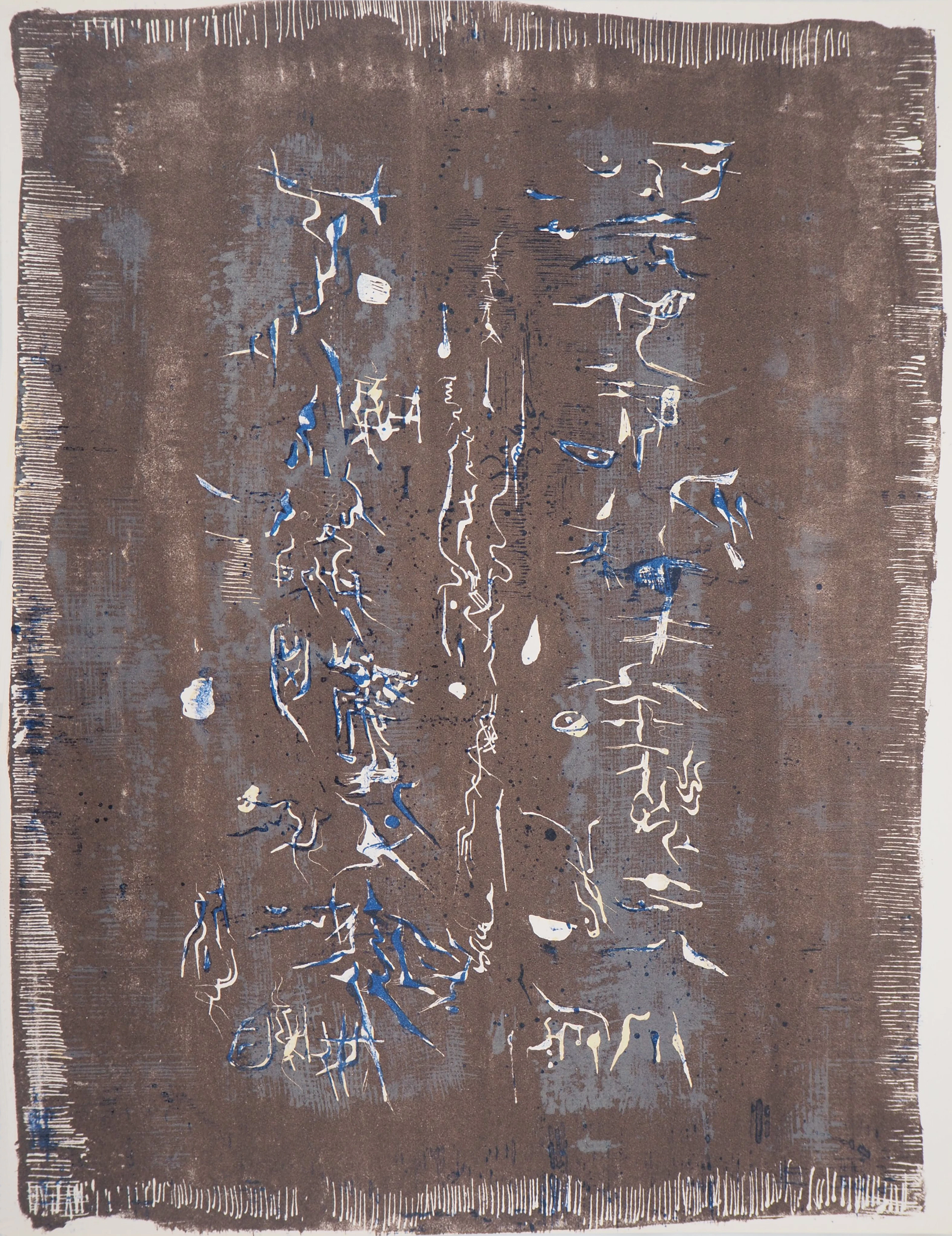 ZAO Wou Ki : L’écriture plastique - Lithographie originale