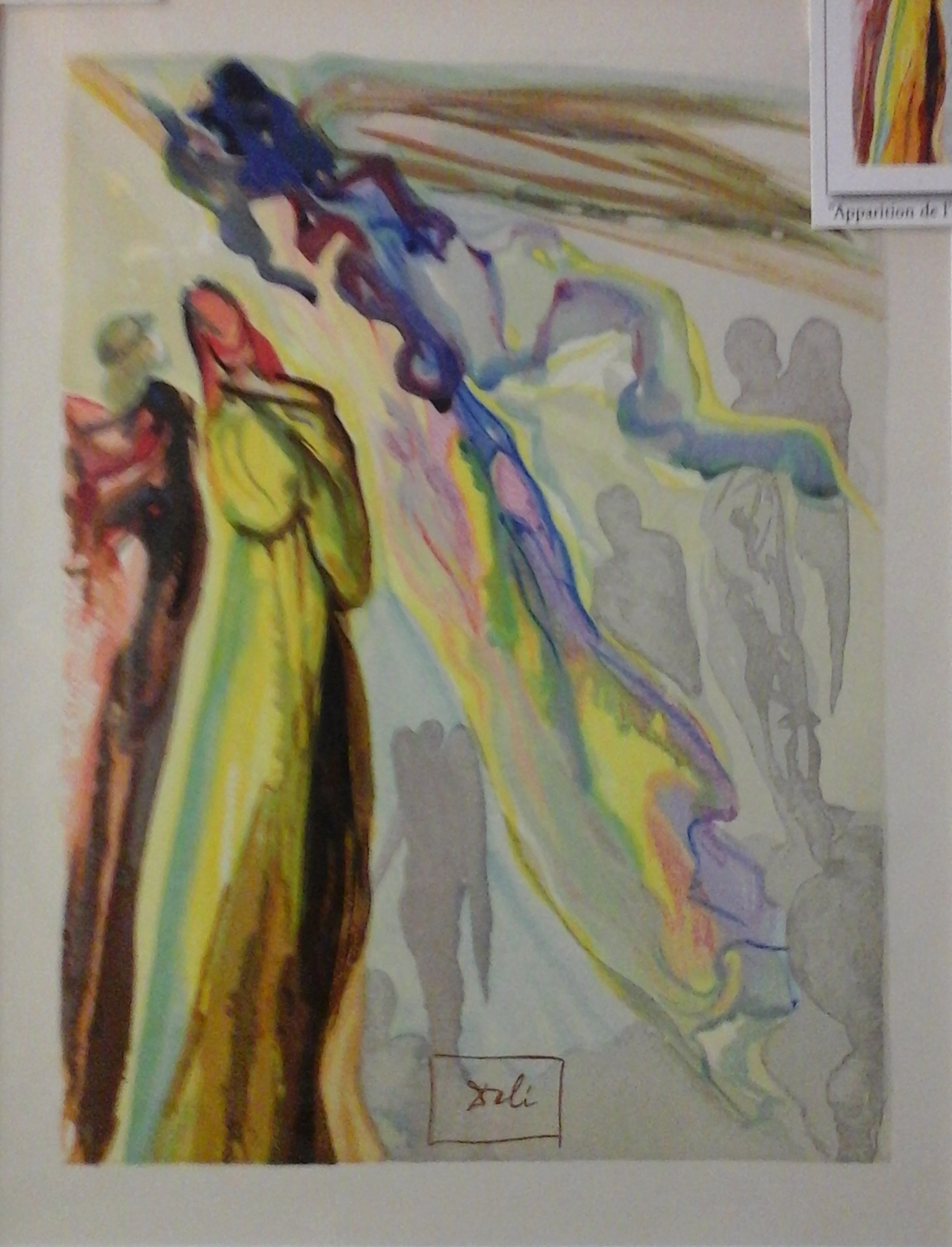 Salvador DALI - La Divine Comédie 7, 1960 - Gravure sur bois signée