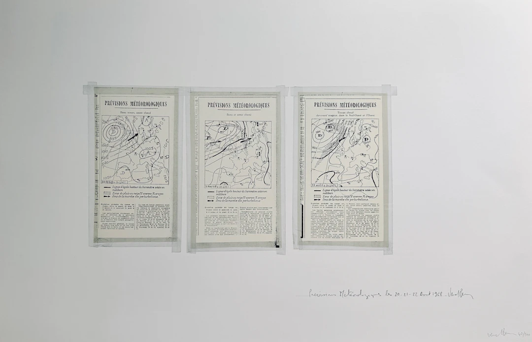 Bernar VENET - Prévisions Météorologiques les 20-21-22 Août 1968