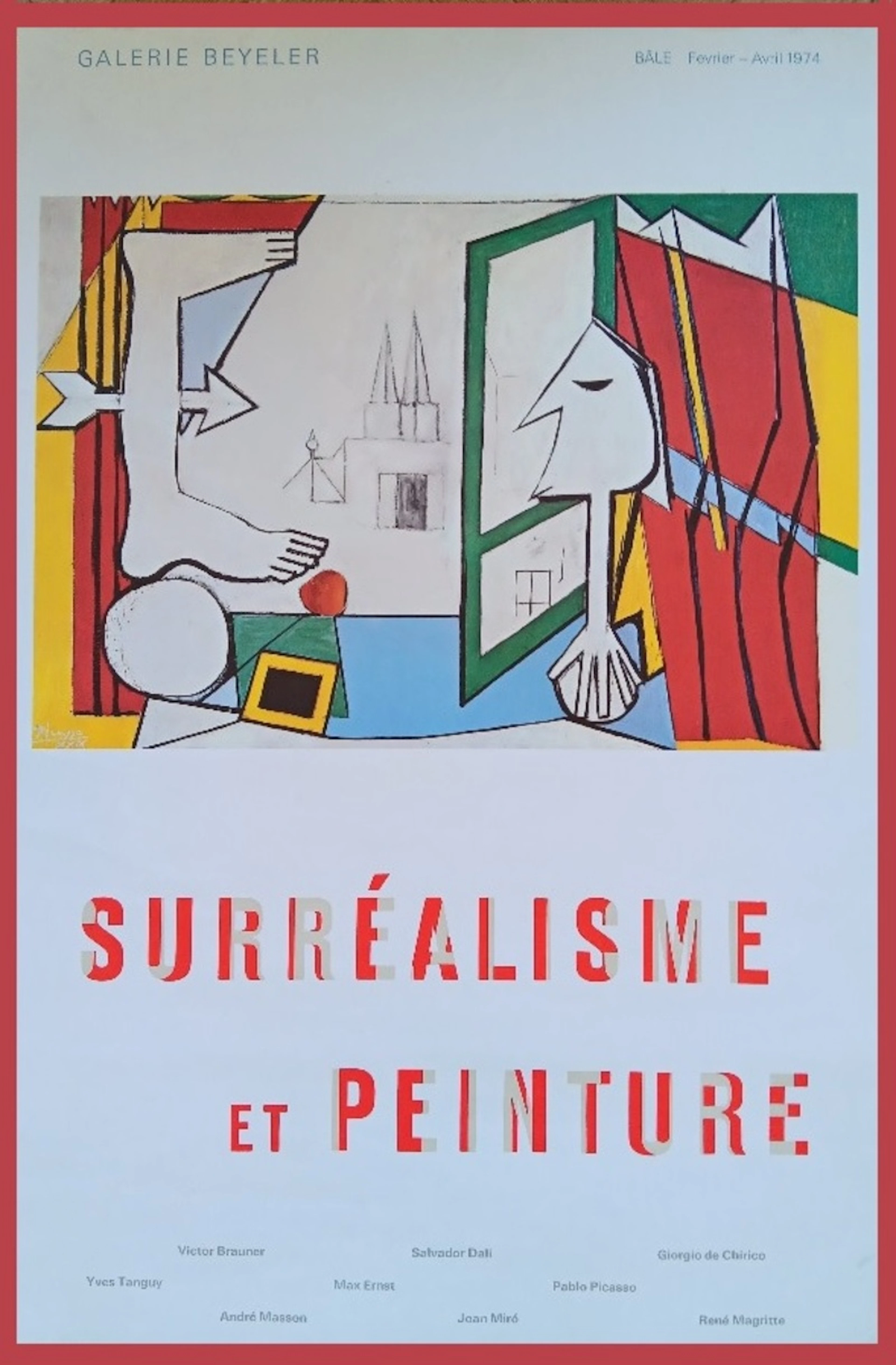 Pablo PICASSO - Affiche originale d’exposition - Surréalisme et Peinture