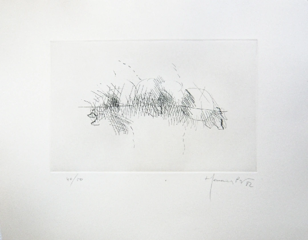 Joan PIJUAN HERNANDEZ - PJ3, 1982, Gravure originale signée et numérotée
