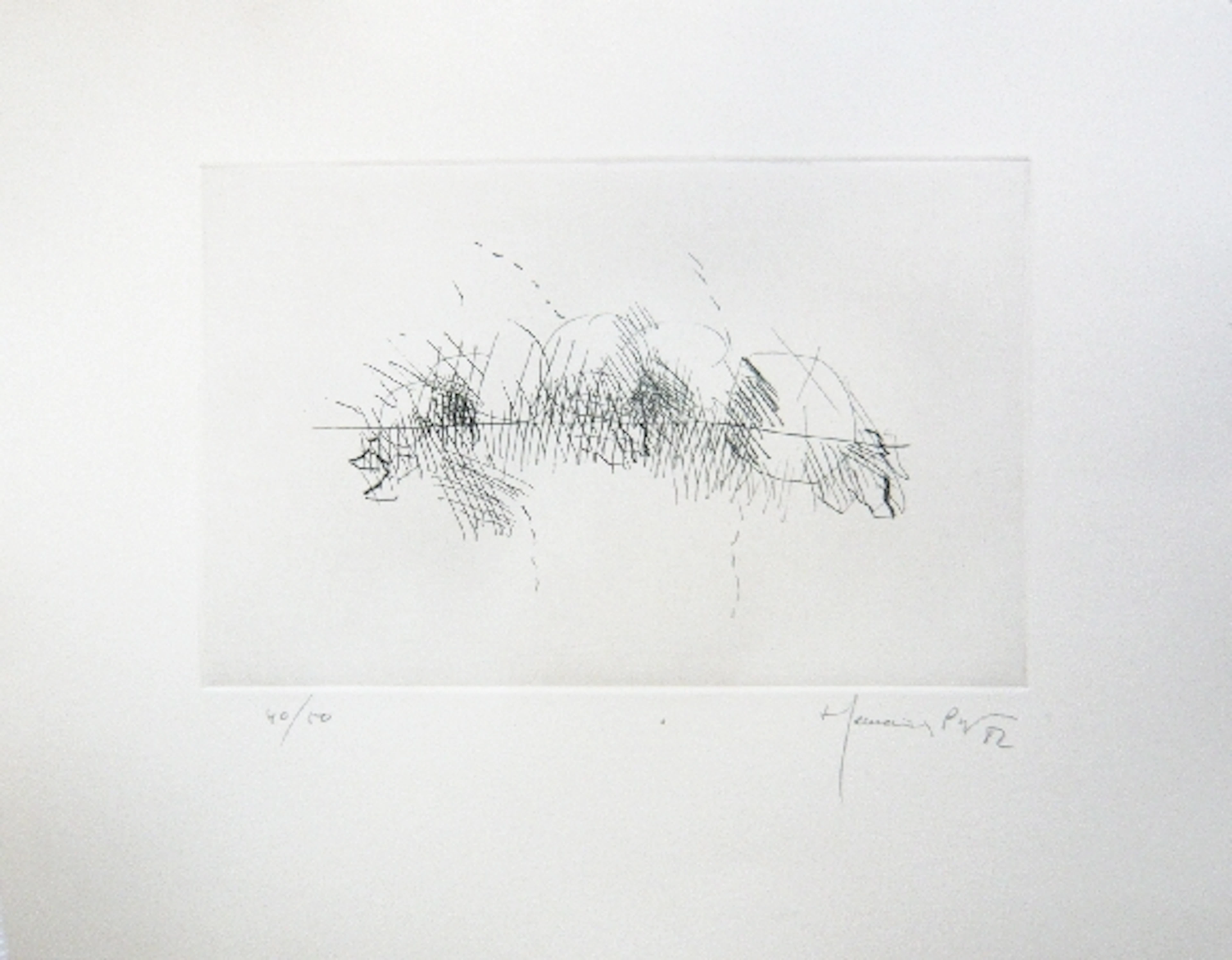 Joan PIJUAN HERNANDEZ - PJ3, 1982, Gravure originale signée et numérotée