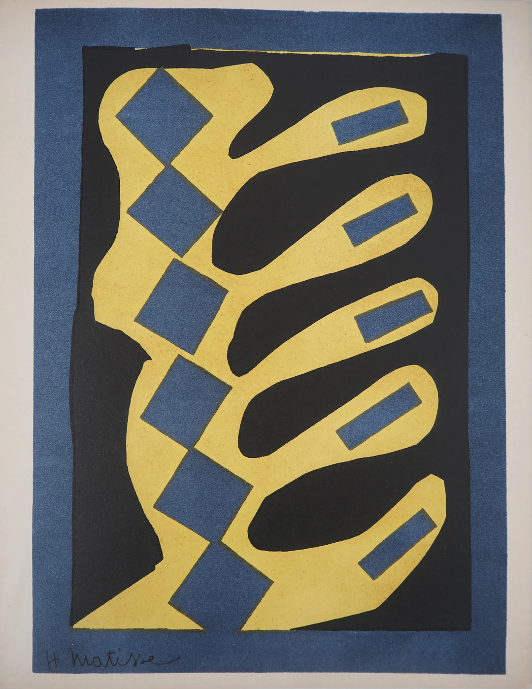 Henri MATISSE - Feuillage, 1954 - Lithographie signée