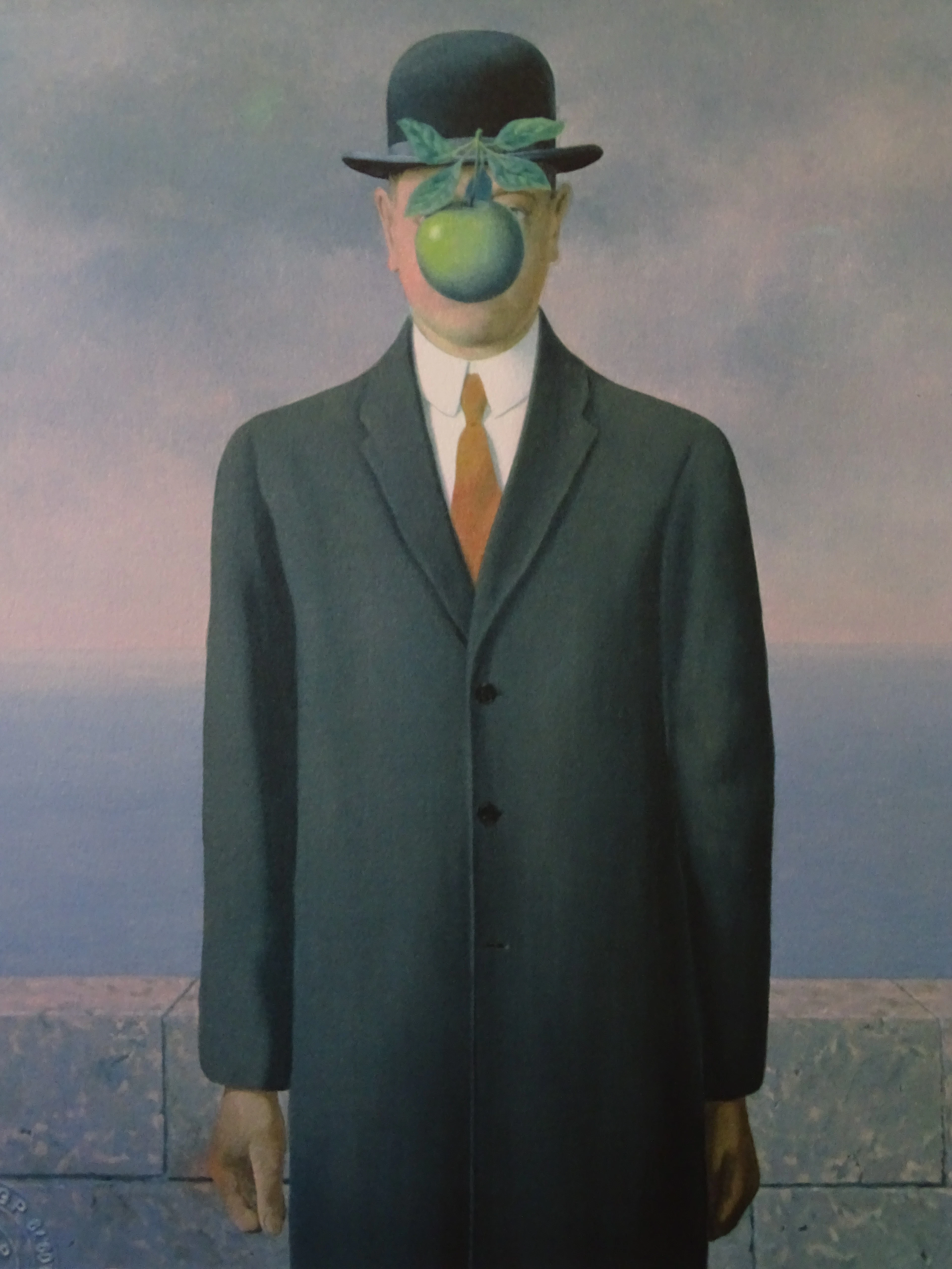 René MAGRITTE (d'après) - Le Fils de l'Homme -Lithographie (Moyen format)