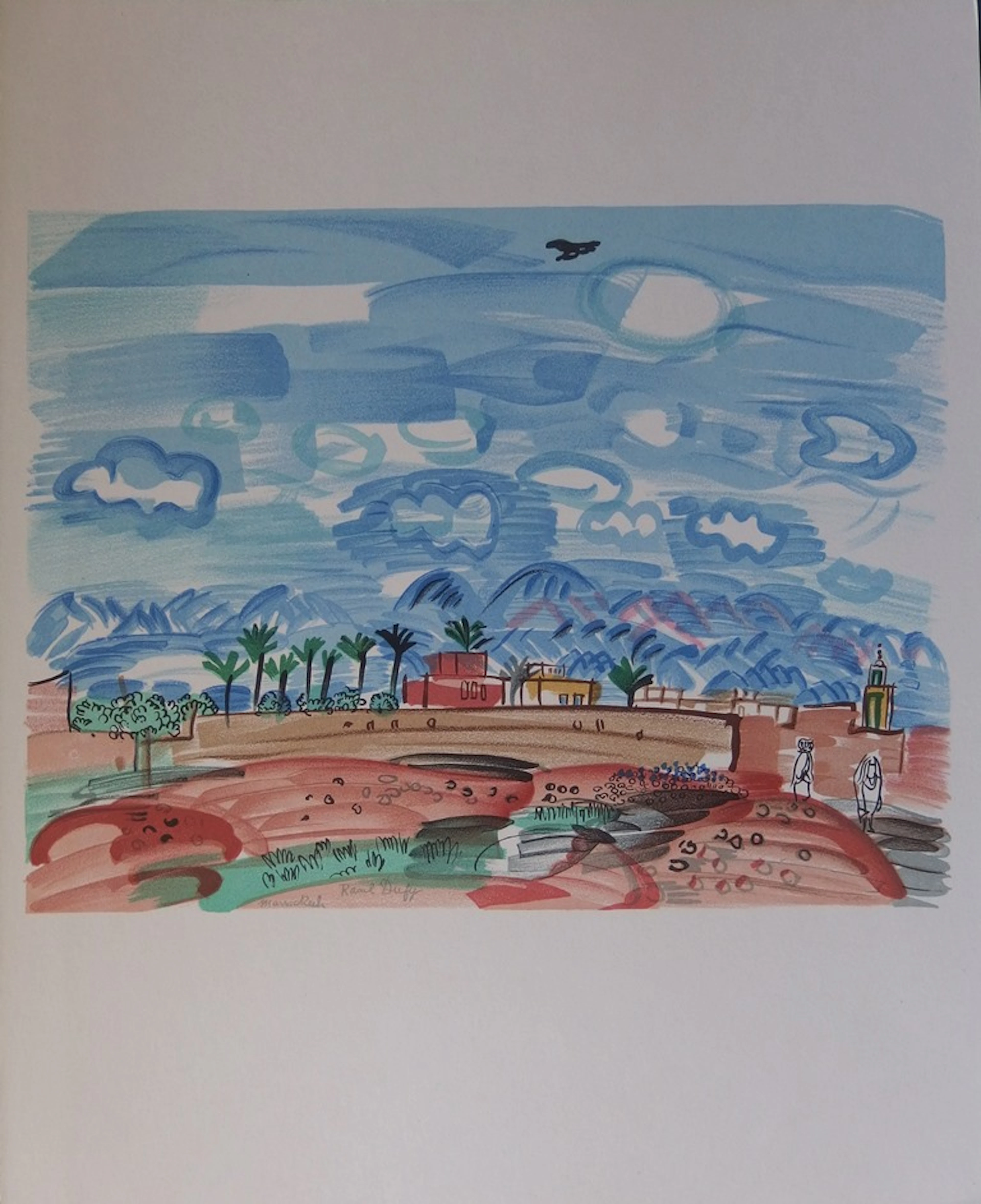 Raoul DUFY : Au Maroc - Lithographie signée