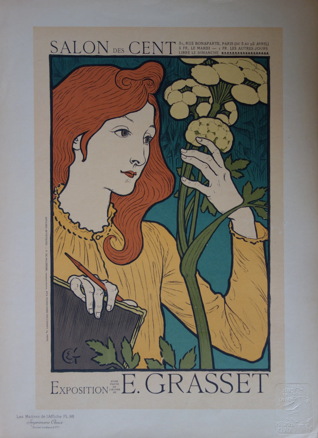 E. Grasset - Exposition de Grasset, Lithographie originale (1896-1900)