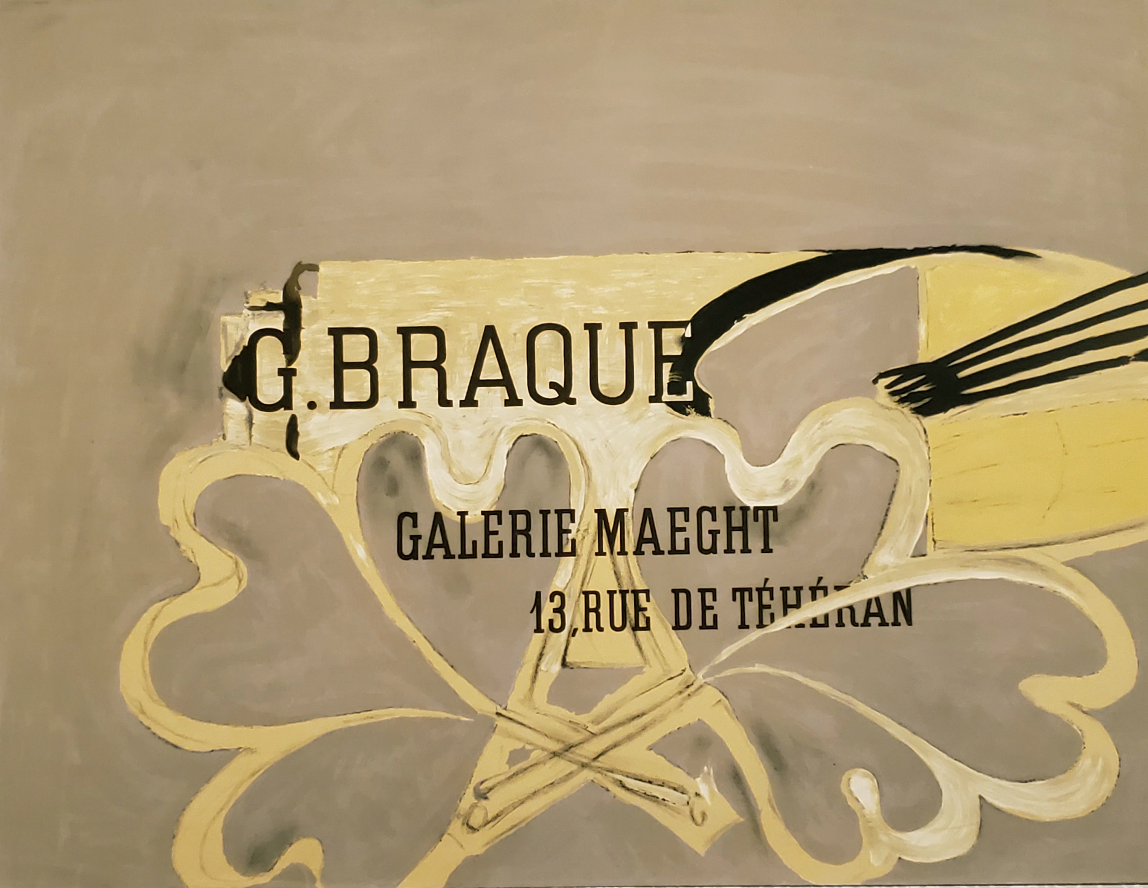 Georges Braque, Galerie Maeght - lithographie originale, 1951