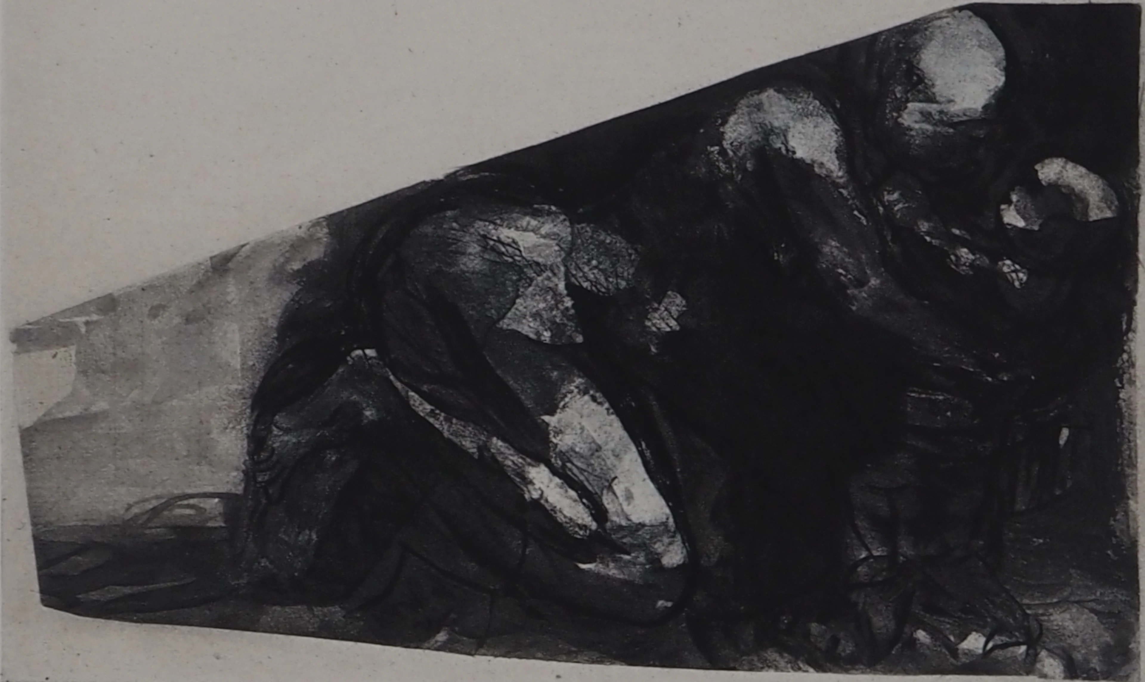 Auguste RODIN : La nativité, Gravure
