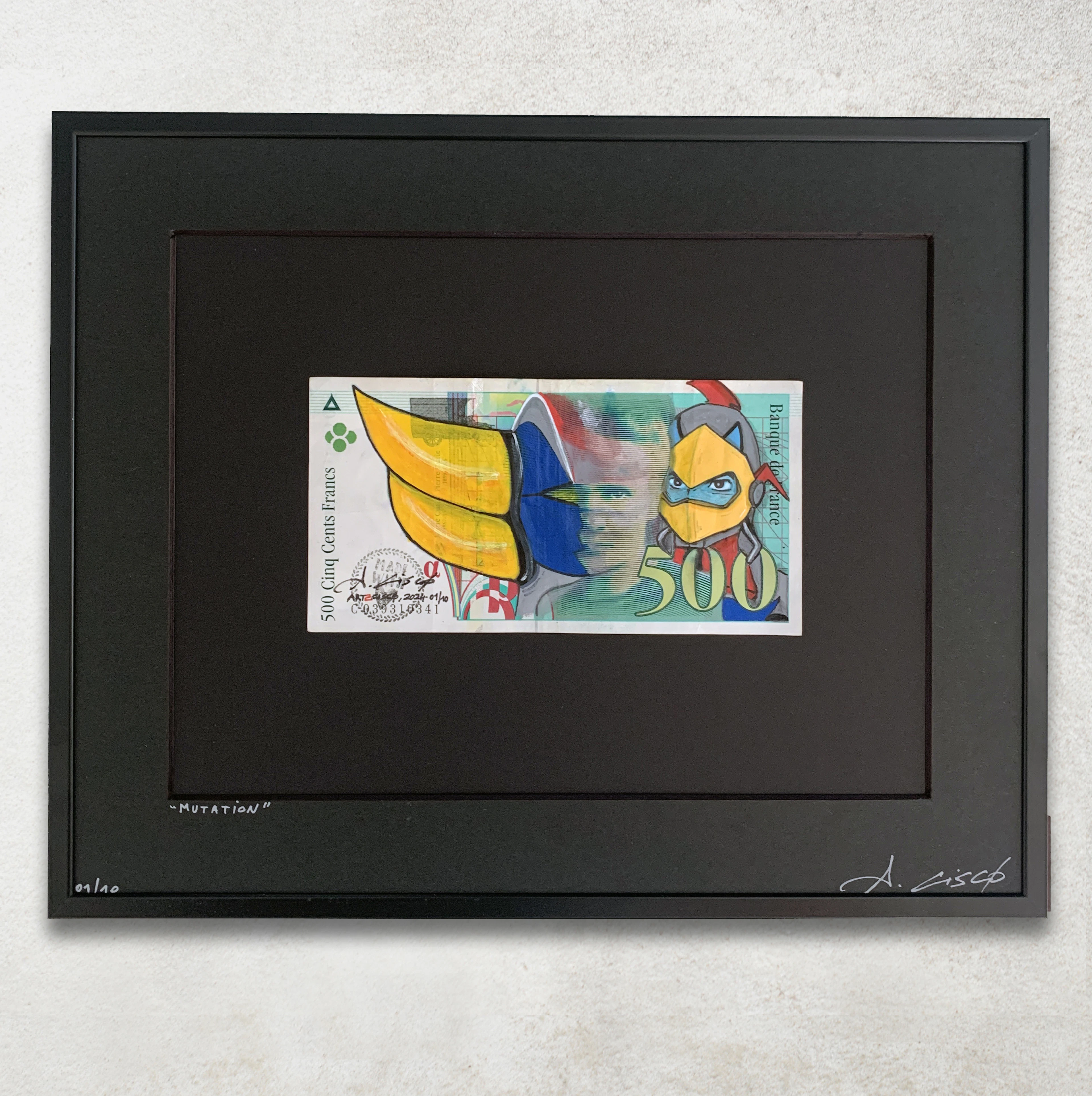Cisco - MUTATION, 2026 - Acrylique sur billet