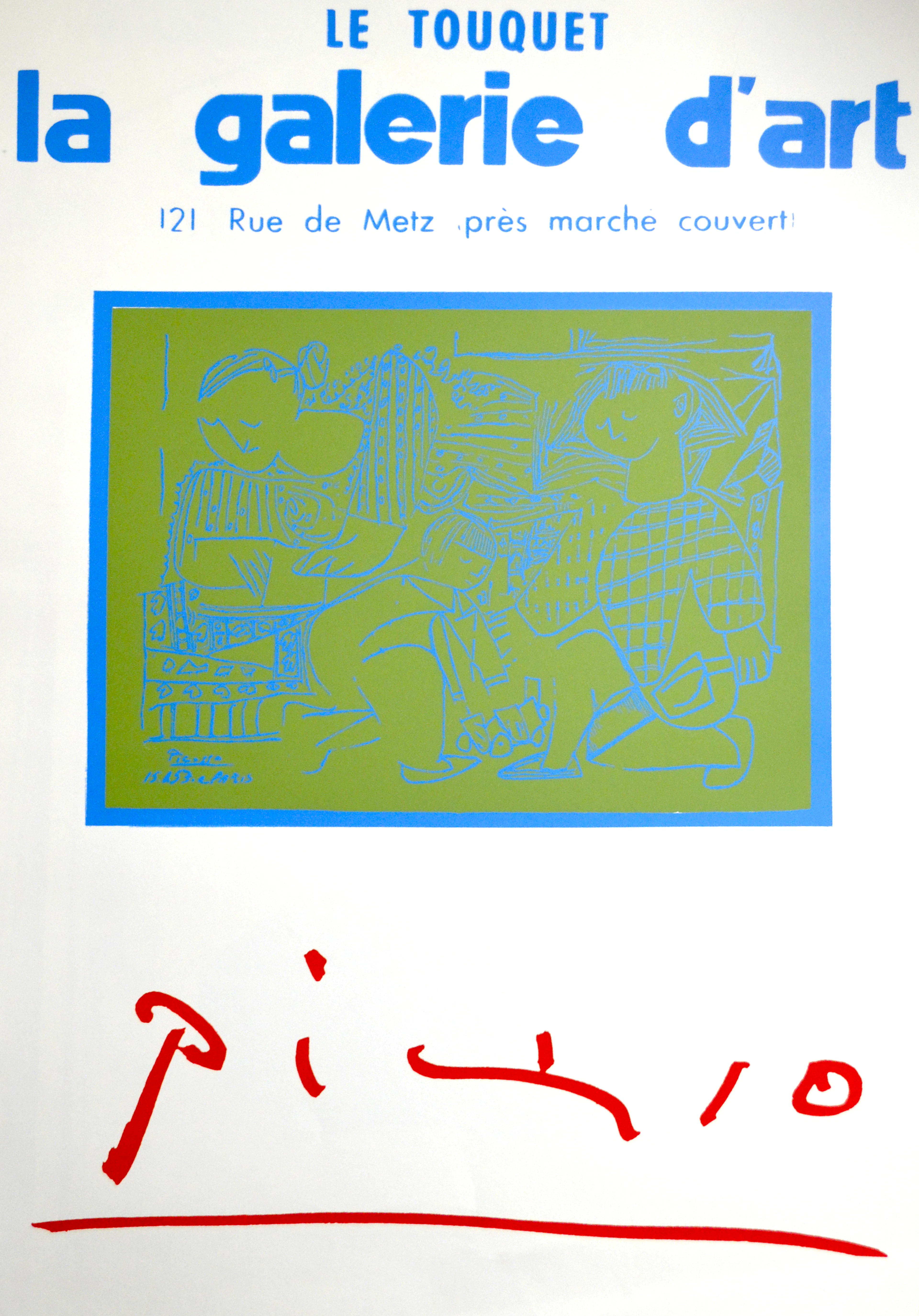 Pablo Picasso - Le Touquet - Affiche lithographique, 1965