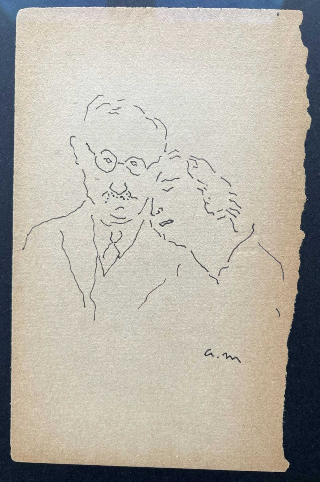 Albert MARQUET - Dessin original signé