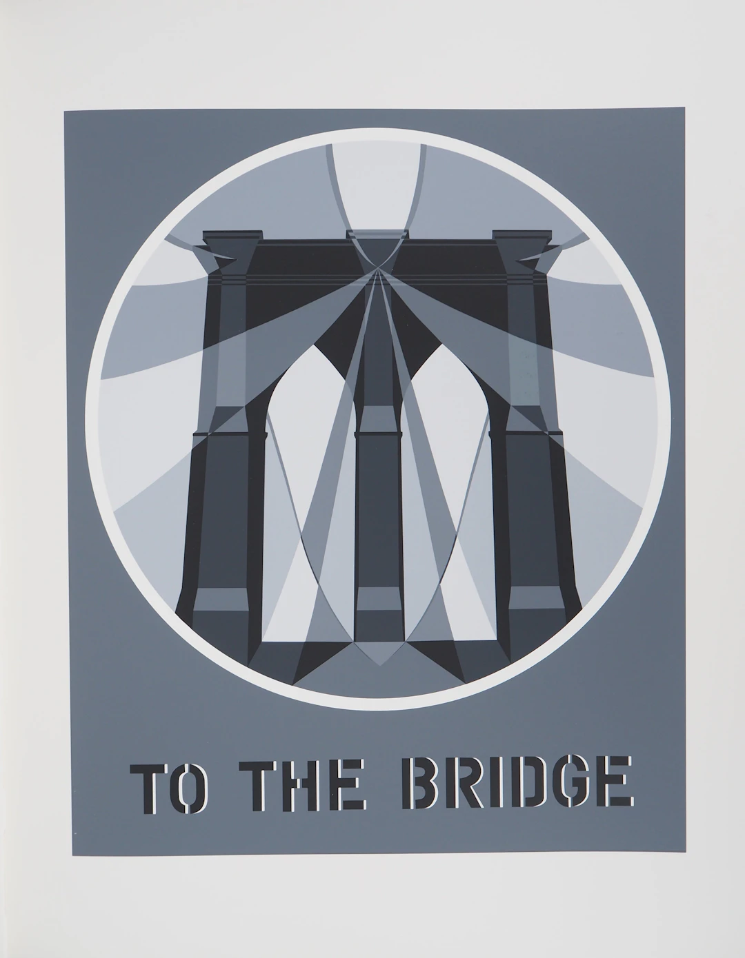 Robert INDIANA : American Dream, To The Bridge, Sérigraphie originale