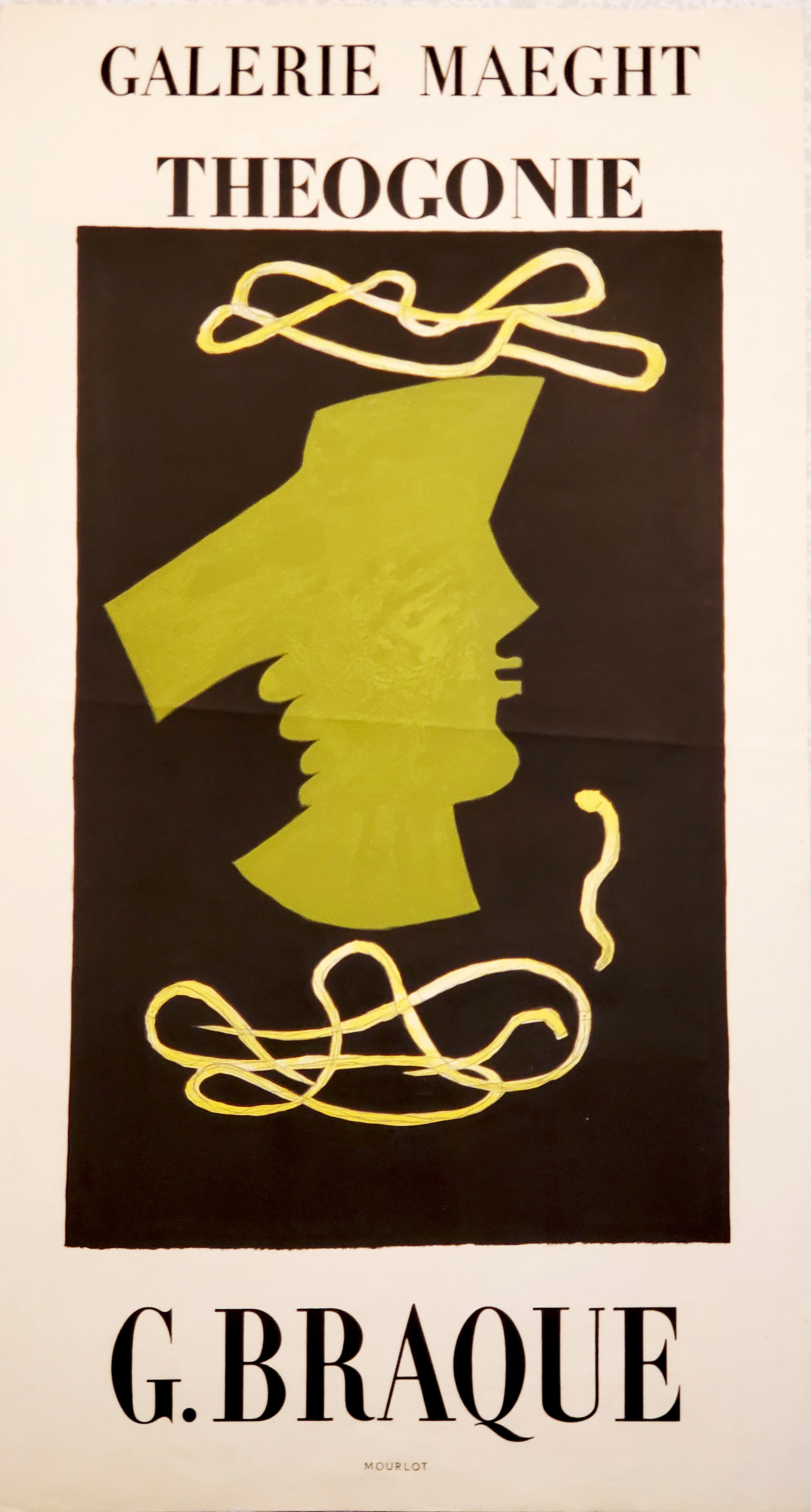 Georges Braque - Théogonie - Affiche lithographique, 1954
