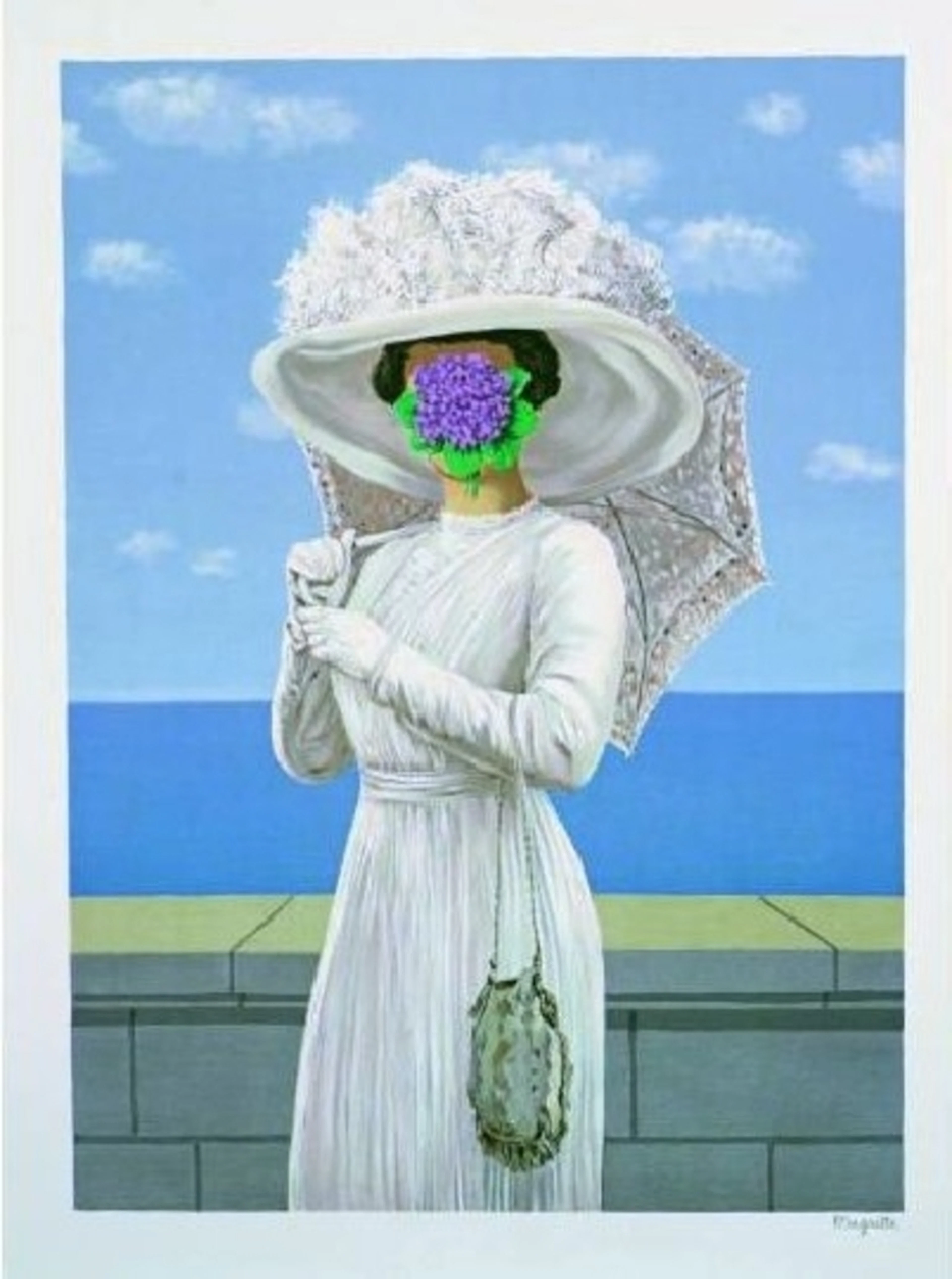 René MAGRITTE (d’après) - La grande guerre - Lithographie