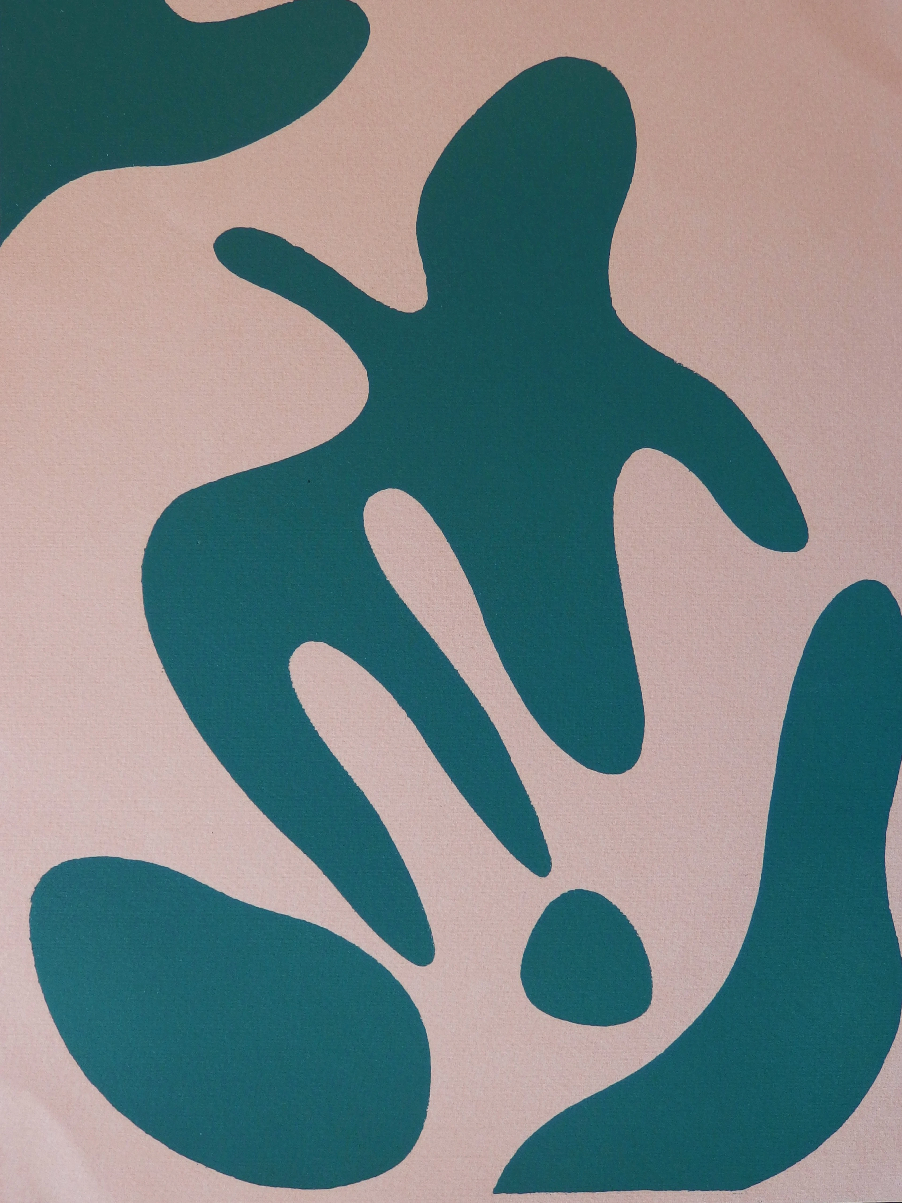Jean ARP : Colombe, 1959 - Gravure originale sur bois