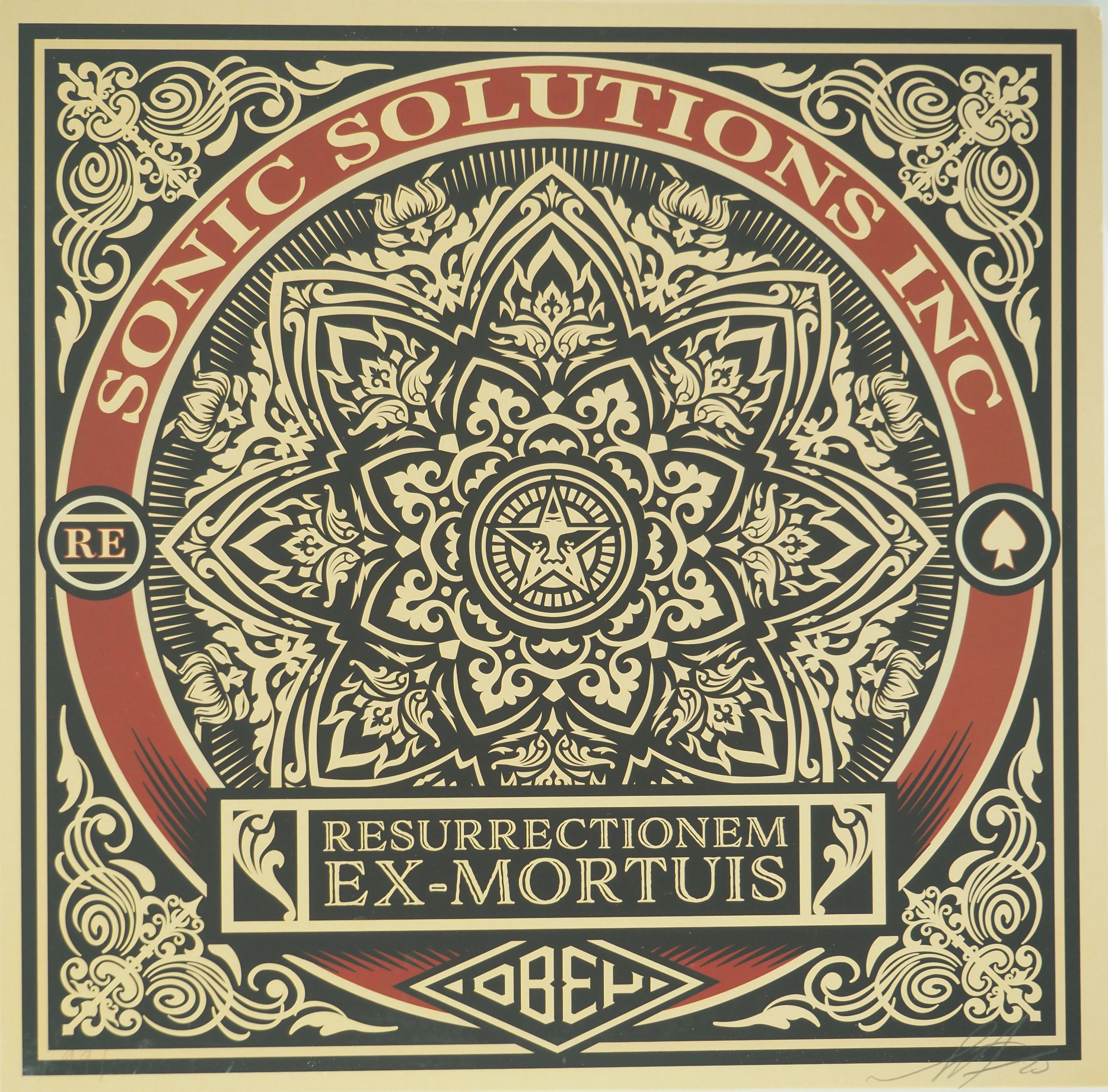 Shepard FAIREY (OBEY) : Resurrectionem ex-mortuis - Vinyle signé