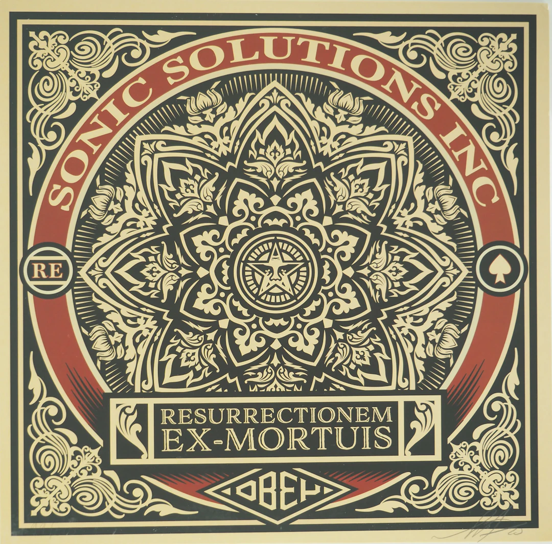 Shepard FAIREY (OBEY) : Resurrectionem ex-mortuis - Vinyle signé