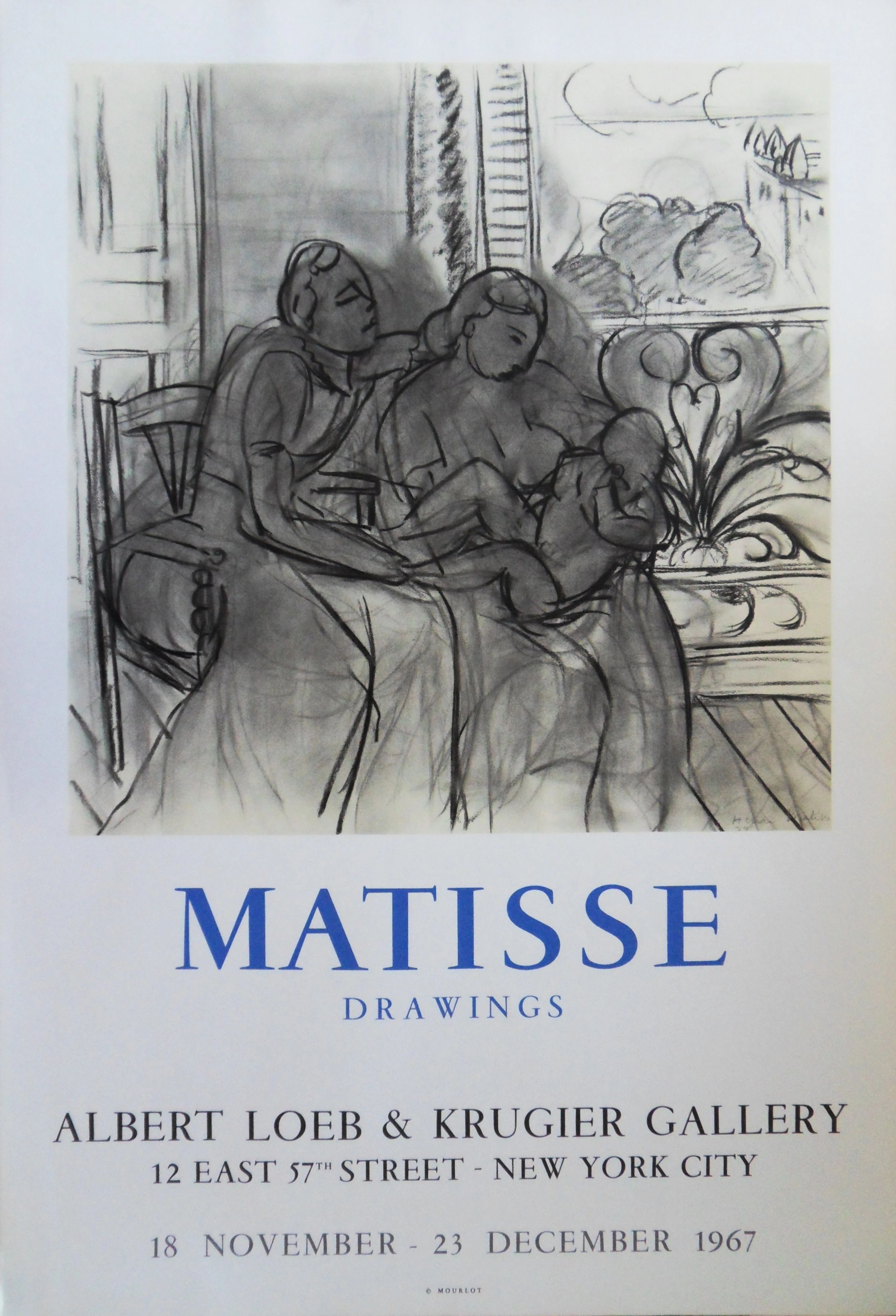 Henri MATISSE - Maternité, 1967 - Affiche lithographique