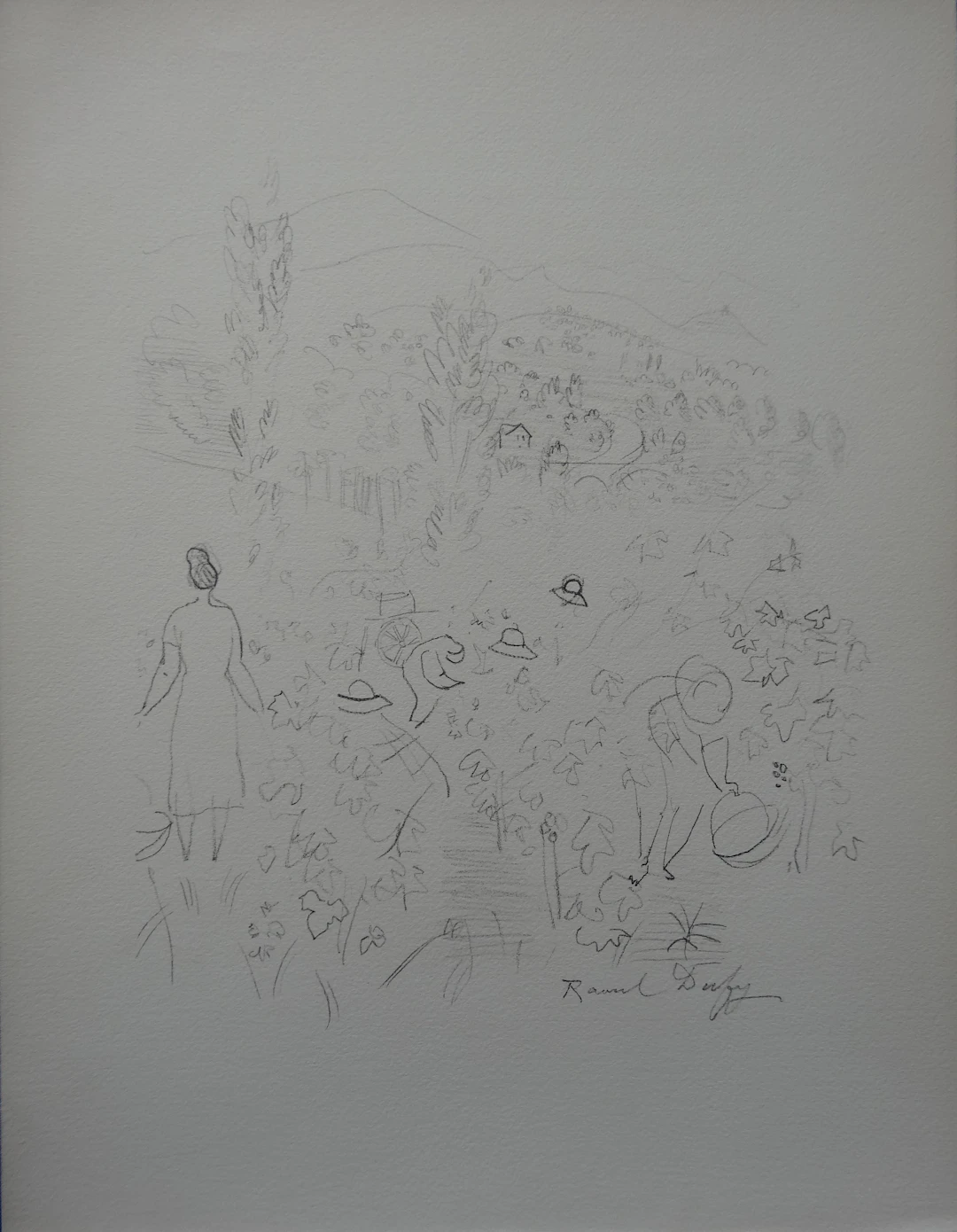 Raoul DUFY - Les vendanges, Lithographie signée