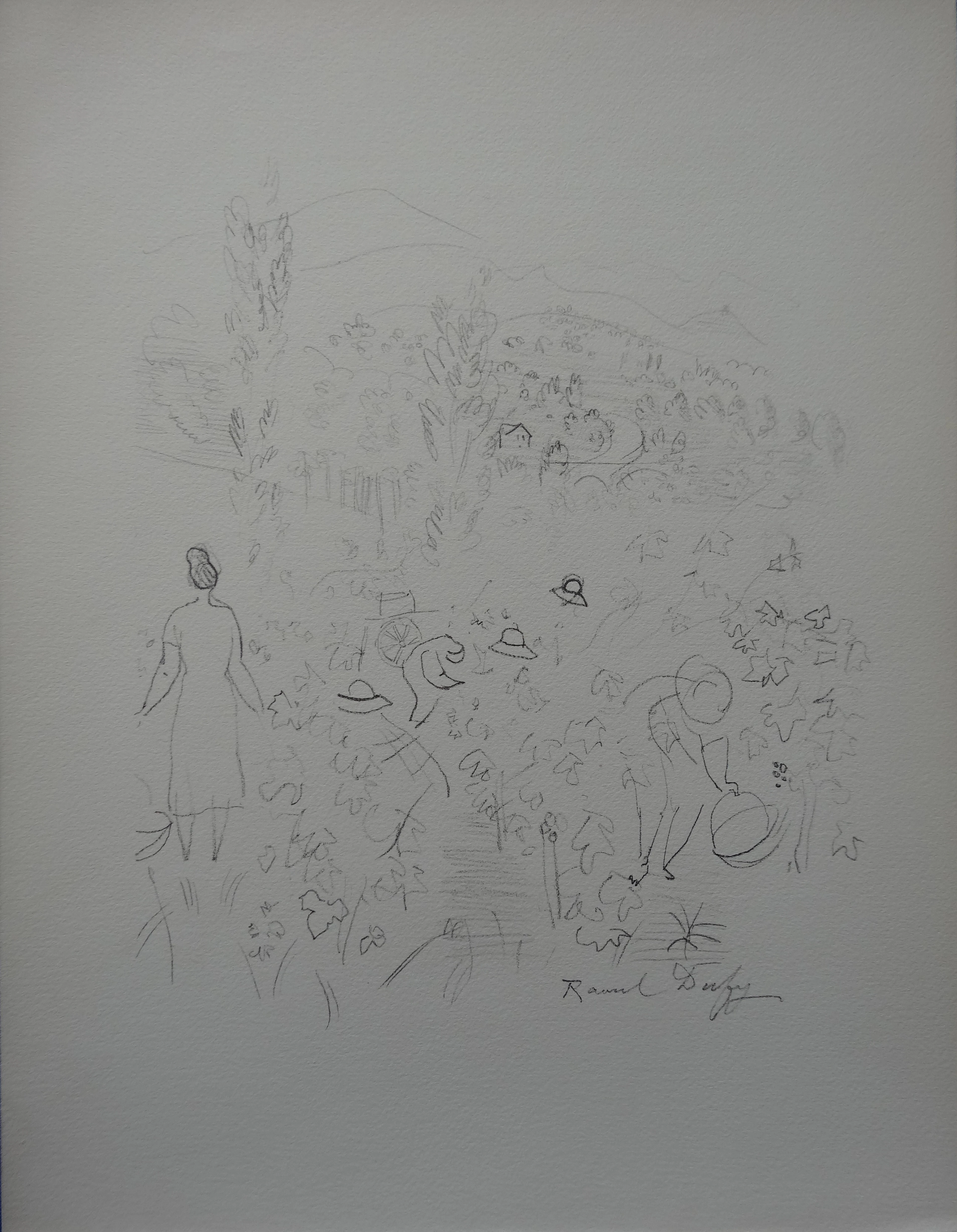 Raoul DUFY - Les vendanges, Lithographie signée
