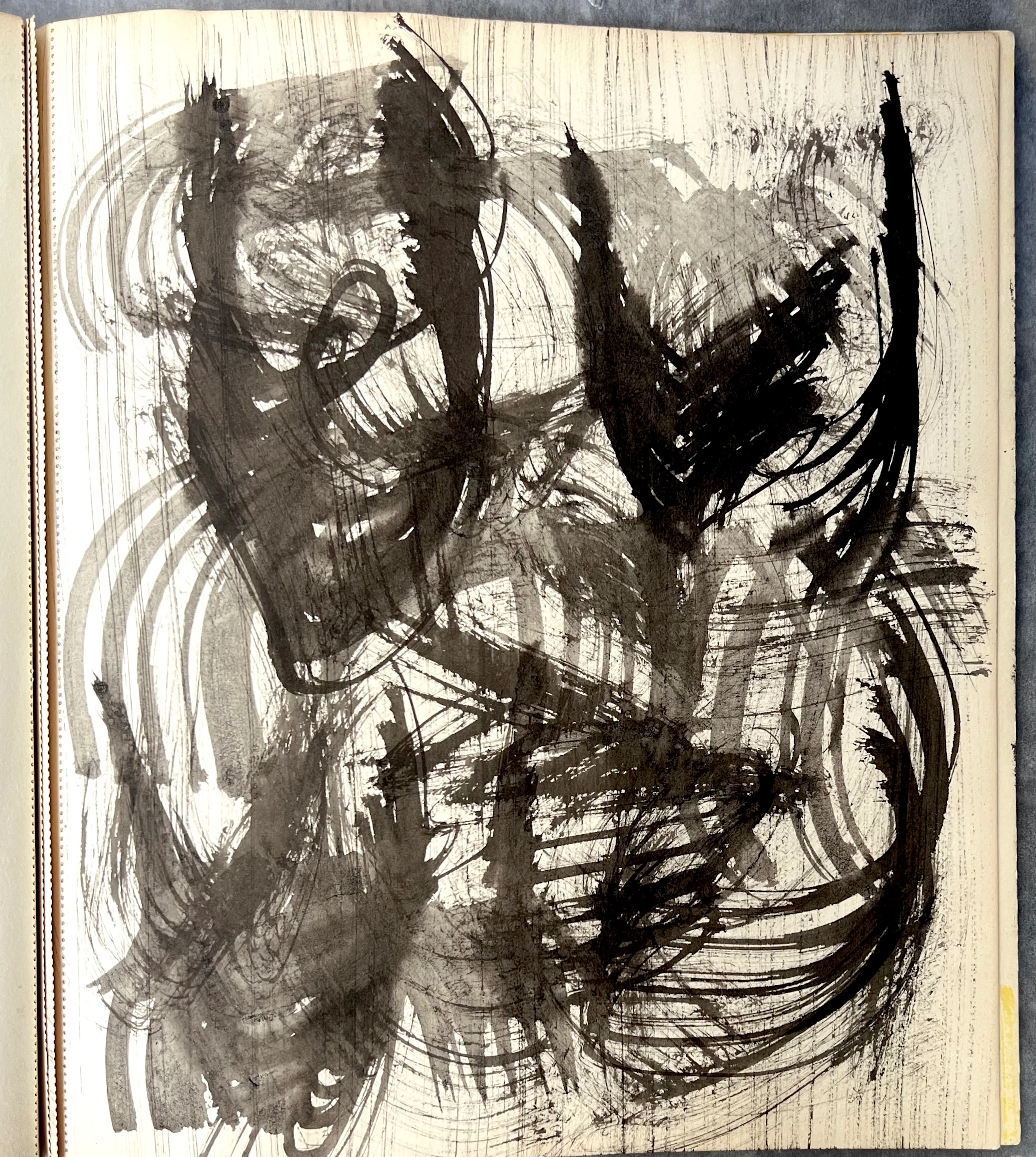 Brion Gysin, Summer at Le Tignet - deux encres , 1962