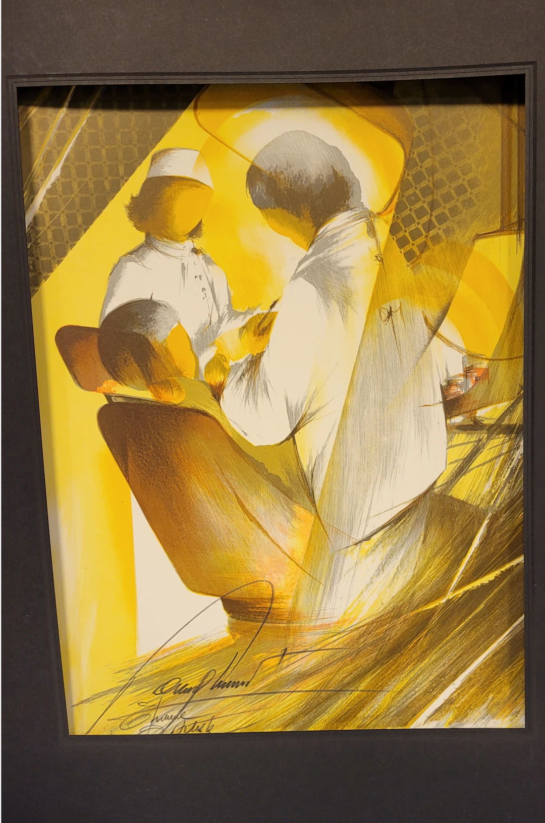 Raymond POULET - Les Vieux Métiers - Le Dentiste, 1975 - Lithographie