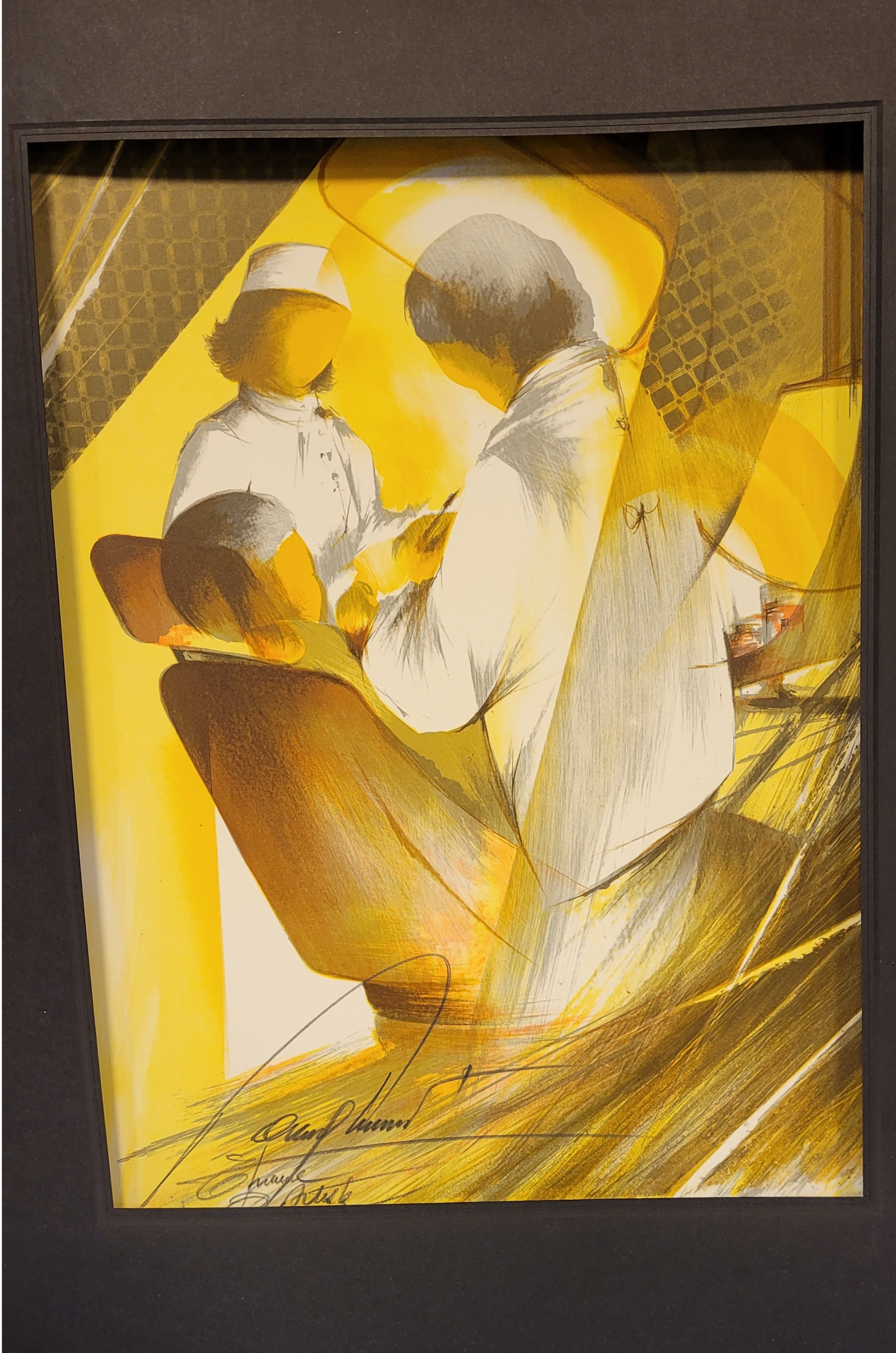 Raymond POULET - Les Vieux Métiers - Le Dentiste, 1975 - Lithographie
