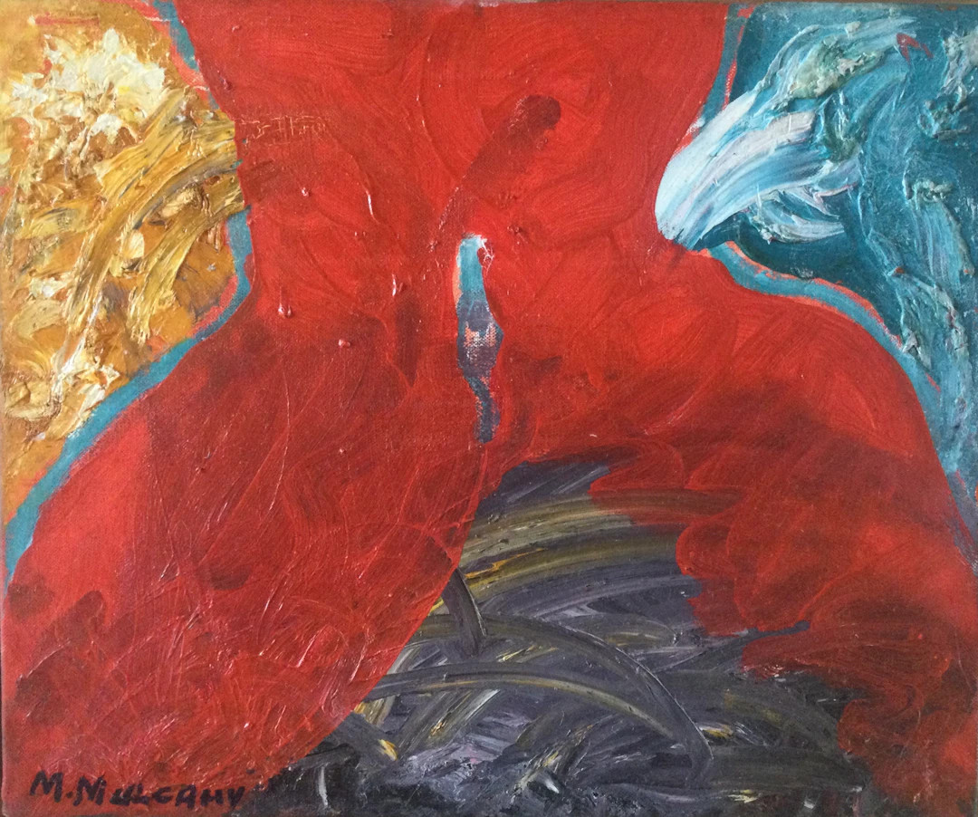 Michael MULCAHY - Place Bourg-Tibourg , 2009 - Acrylique signée