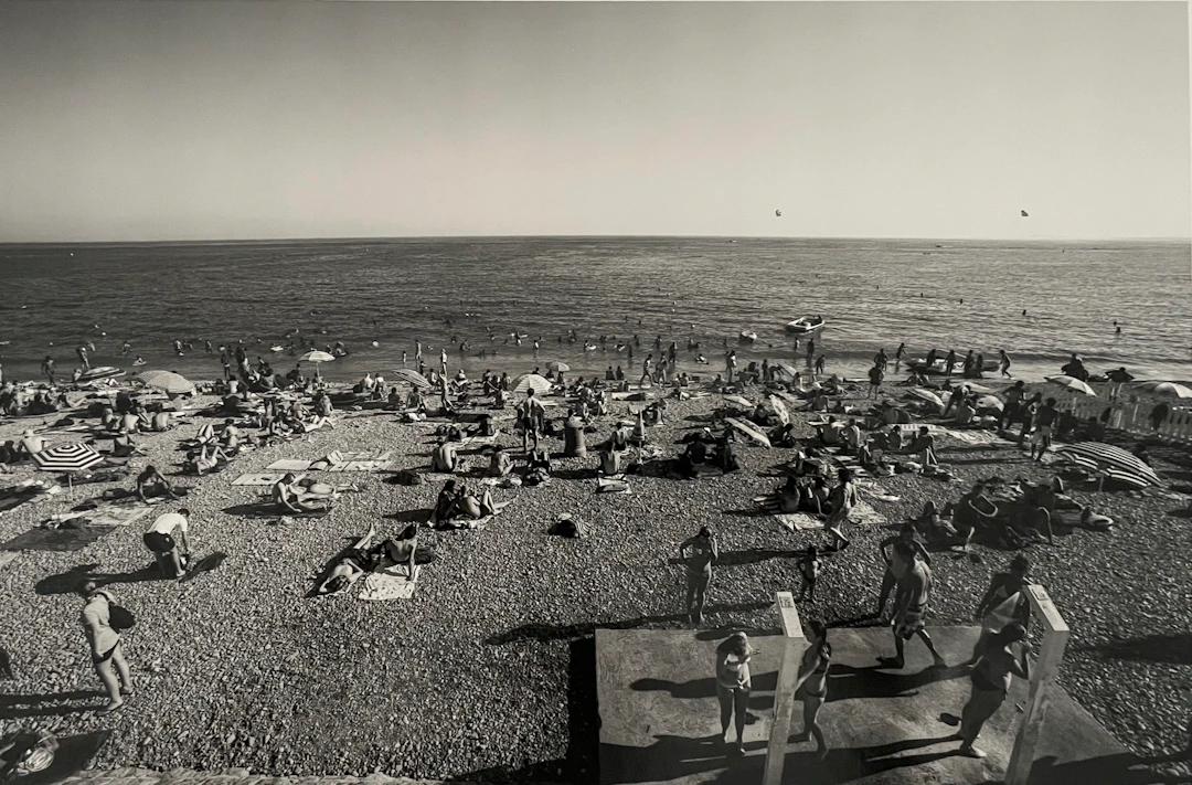 José NICOLAS - Nice 2009, plage du Centenaire - Tirage argentique