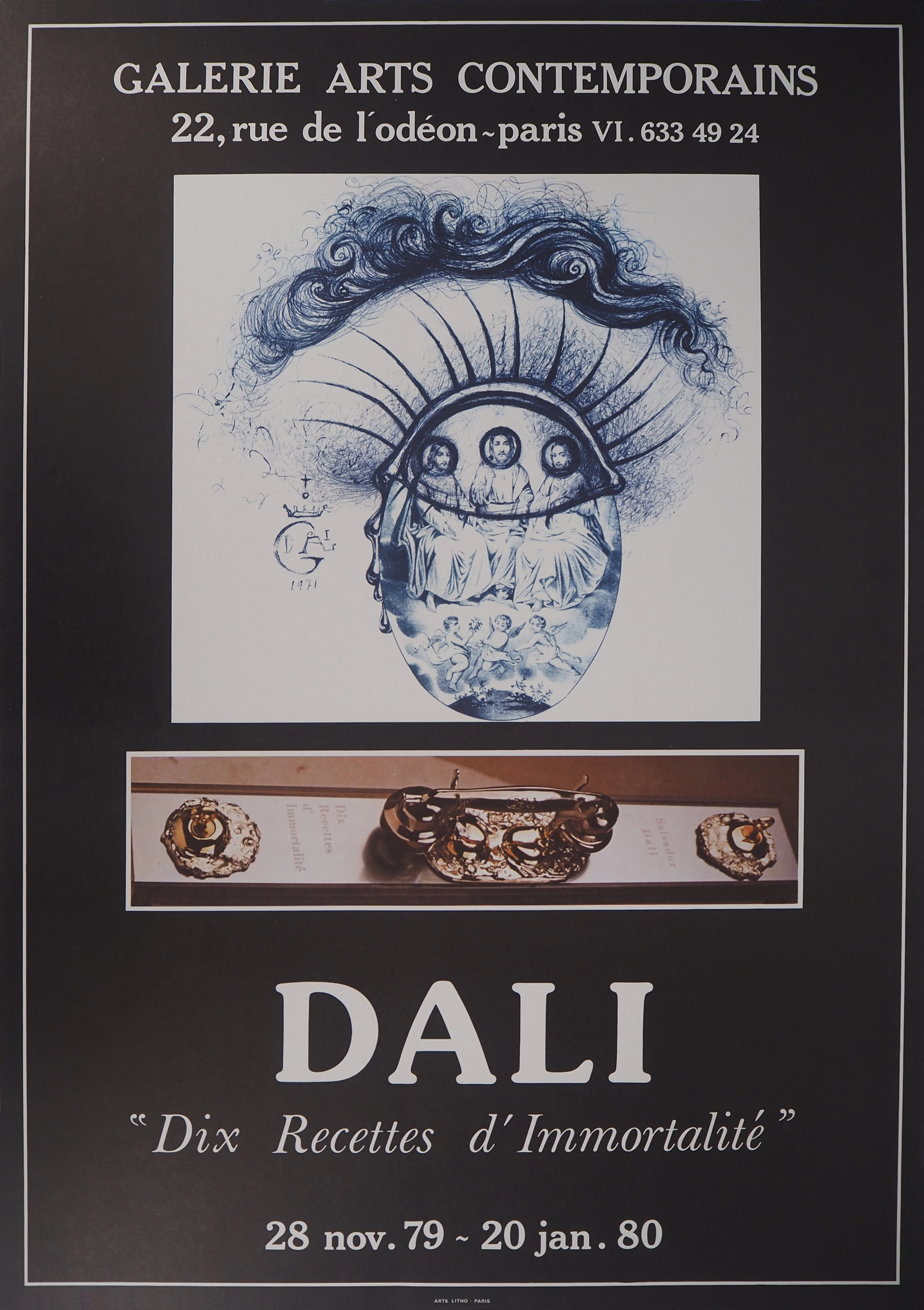 Salvador Dali - Oeil surréaliste - Lithographie, Signée
