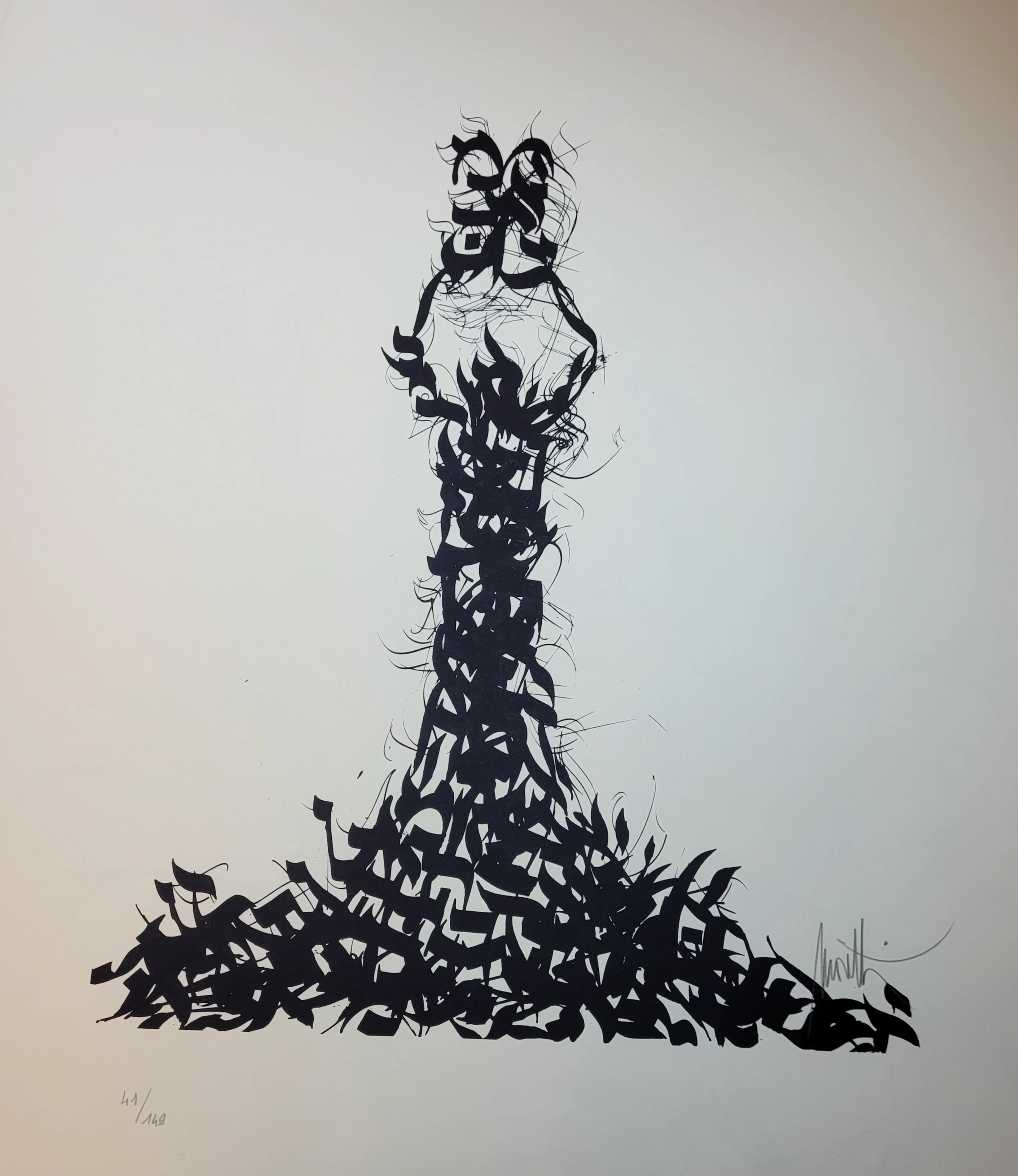 Raymond MORETTI - Sans titre, 1978 - Lithographie originale signée au crayon